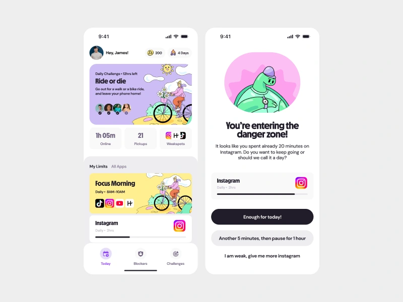 Early app exploration