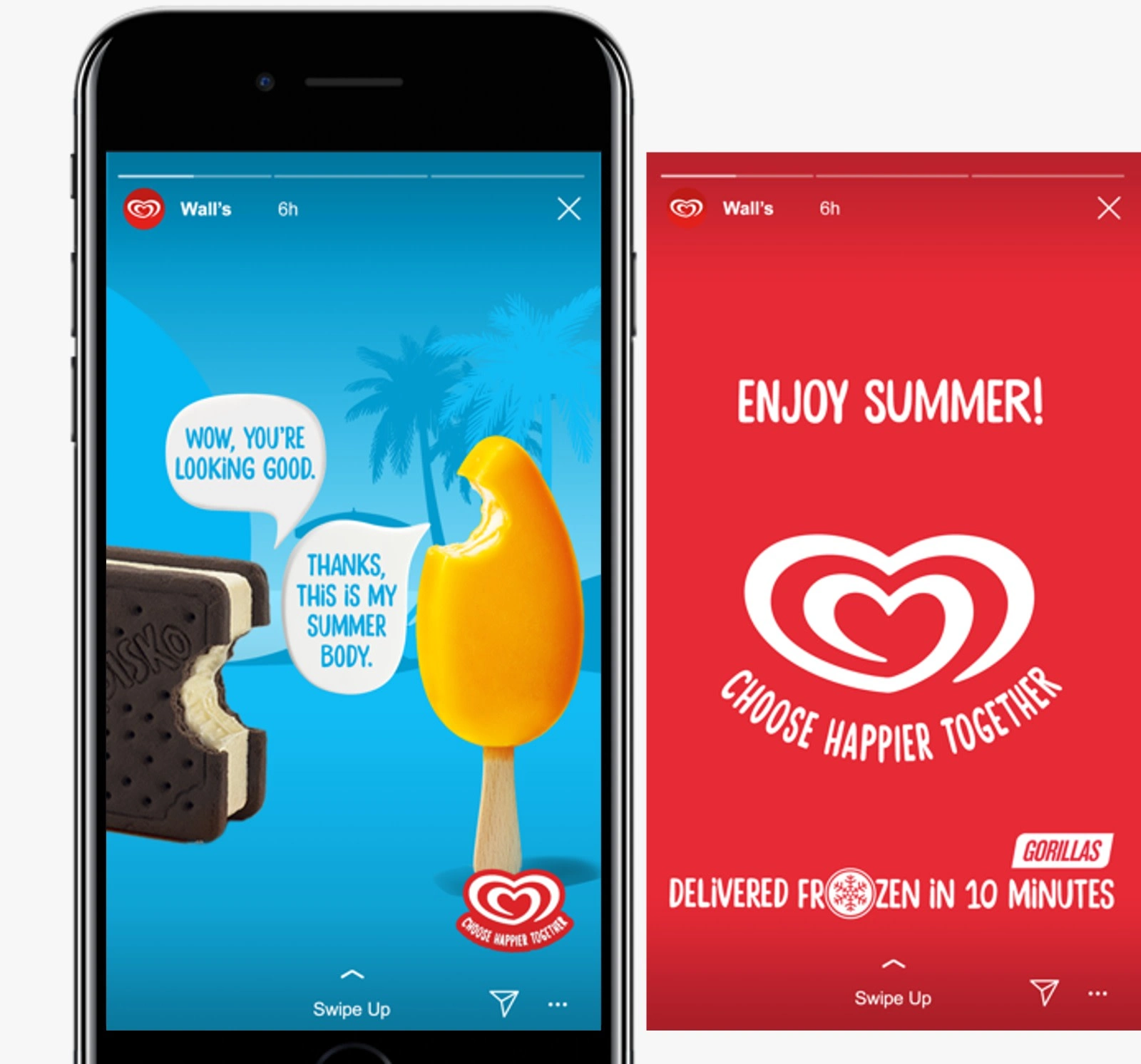 Summer campaign with a body-positivity message.