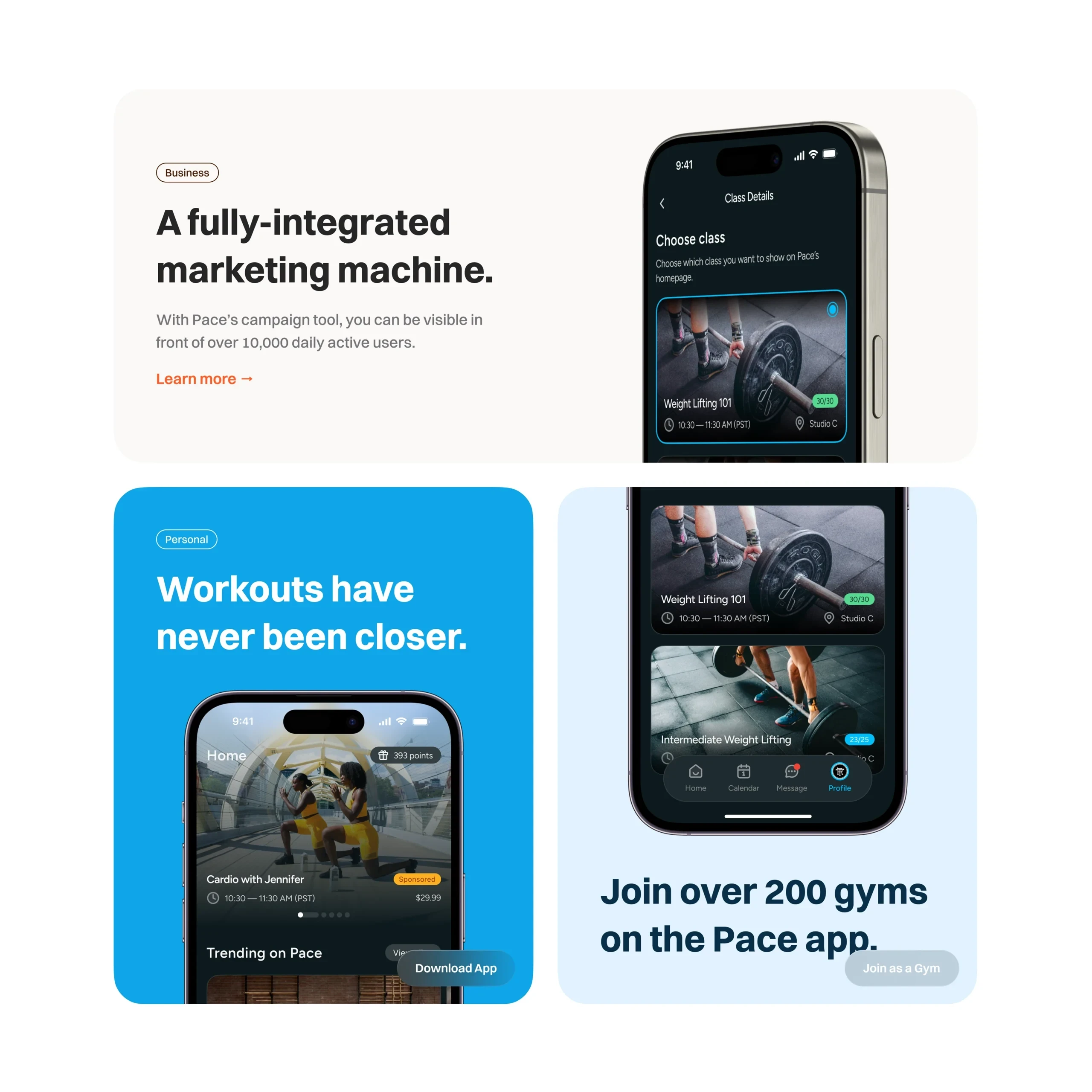 Features for Pace