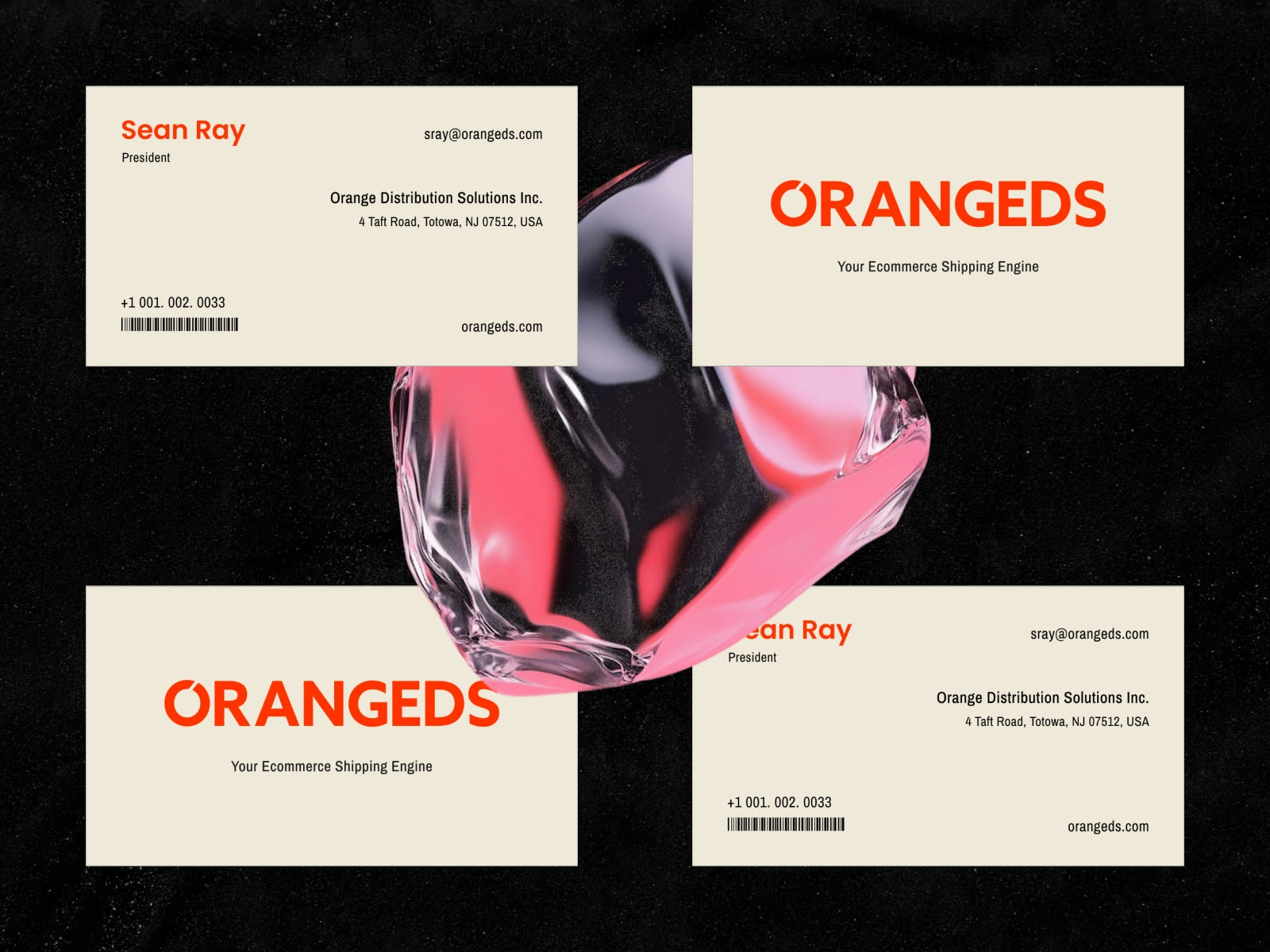 Light Color with Orange and Black