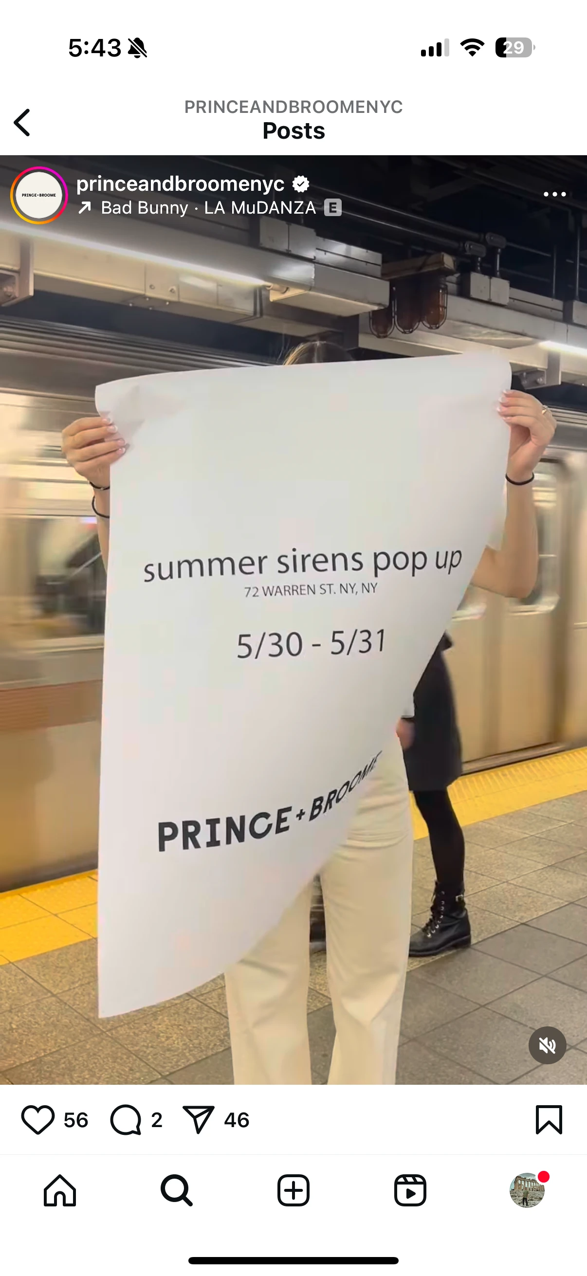 Simple, playful marketing within key spots of the city