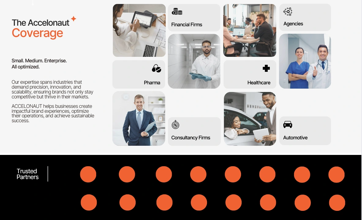 New Website Design - Industries Section