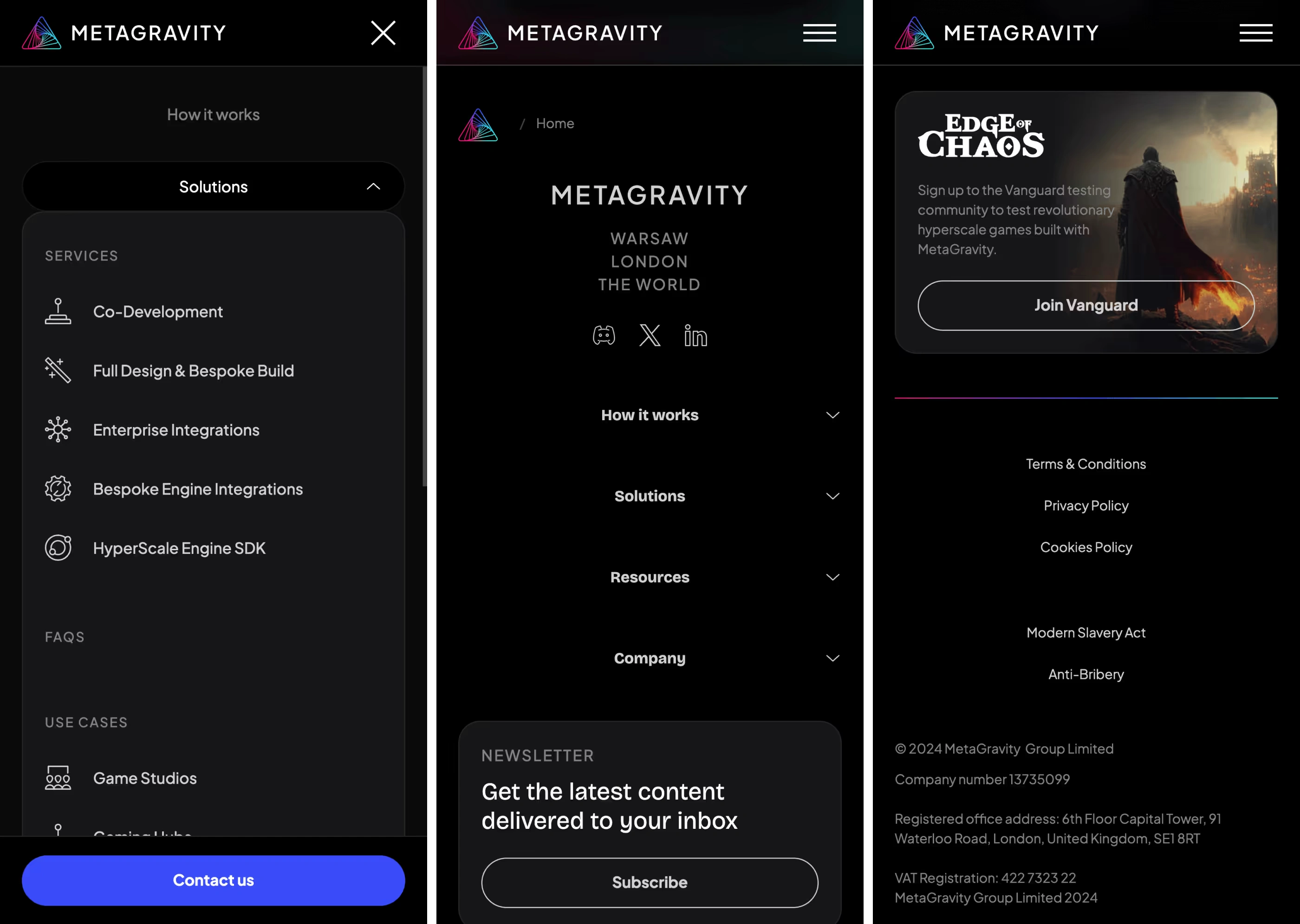 Simplifying a deep navigation structure into a more touch-friendly experience.