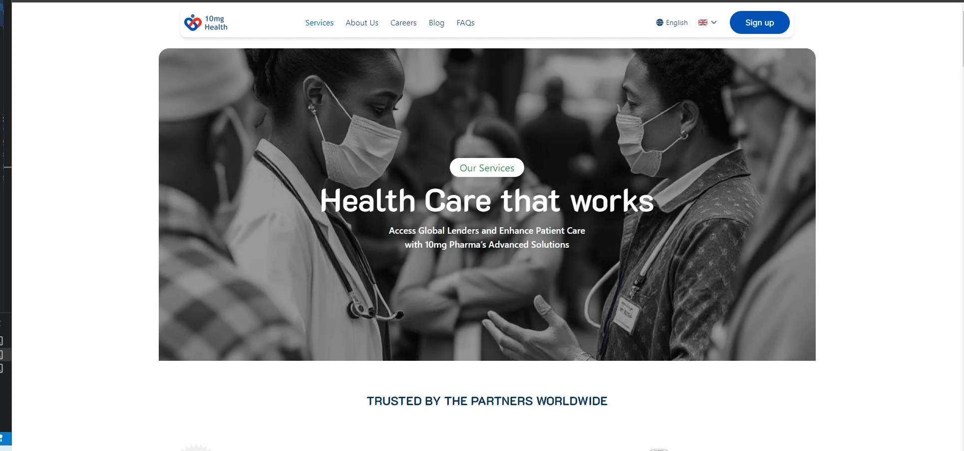 Service page