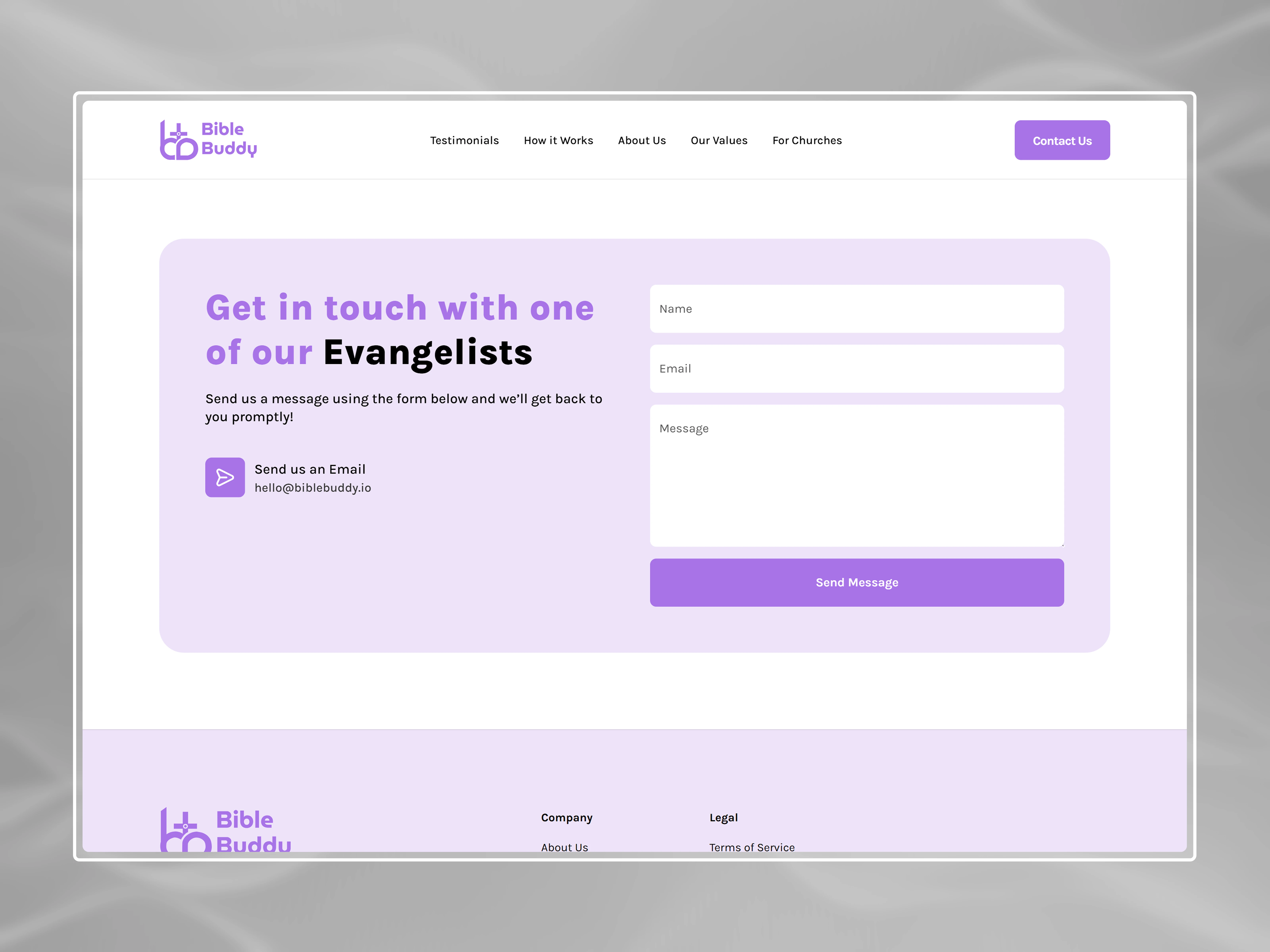Contact Page
