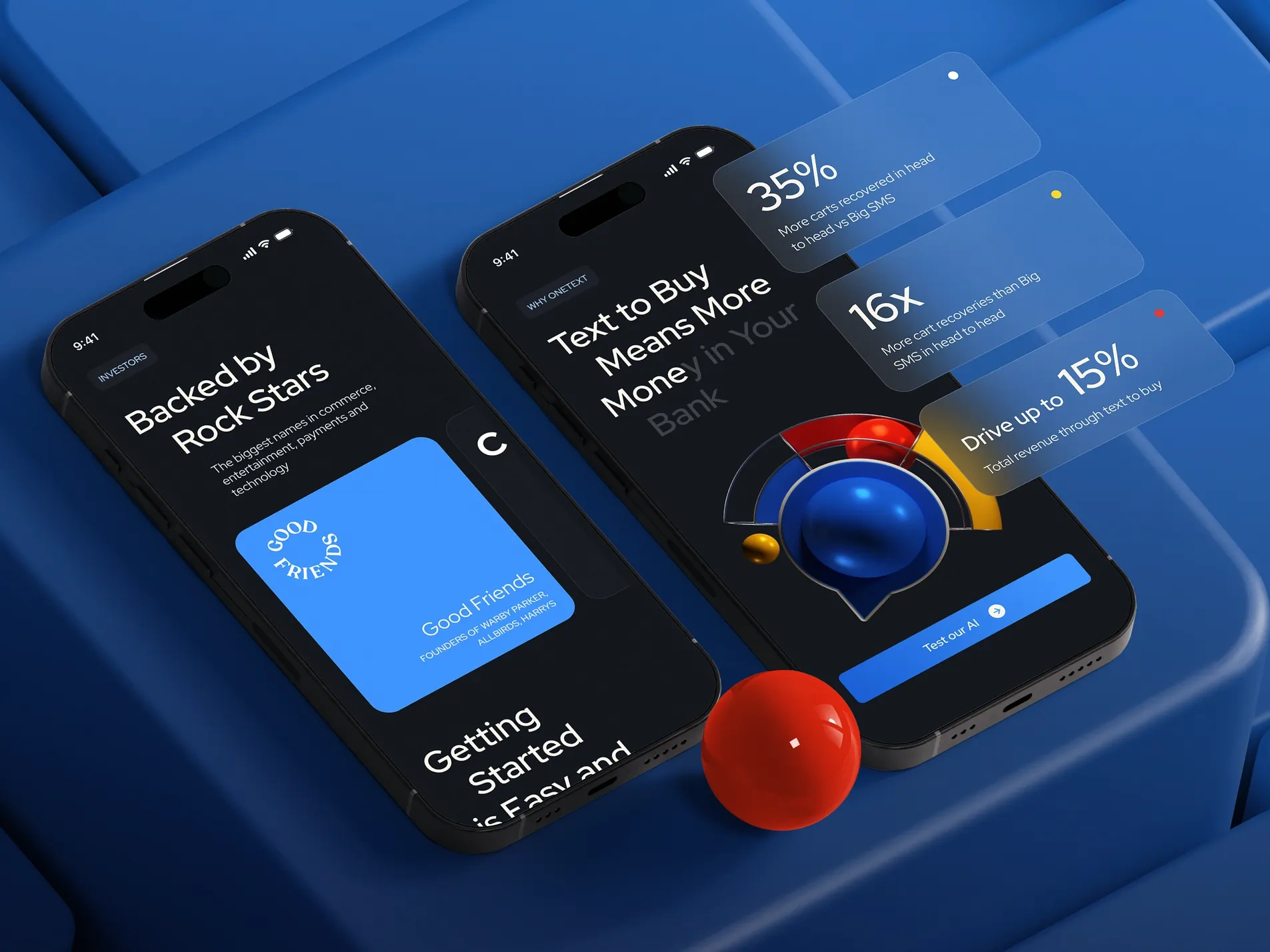 OneText — SaaS AI Website Design & Development | Awaiz Kazi
