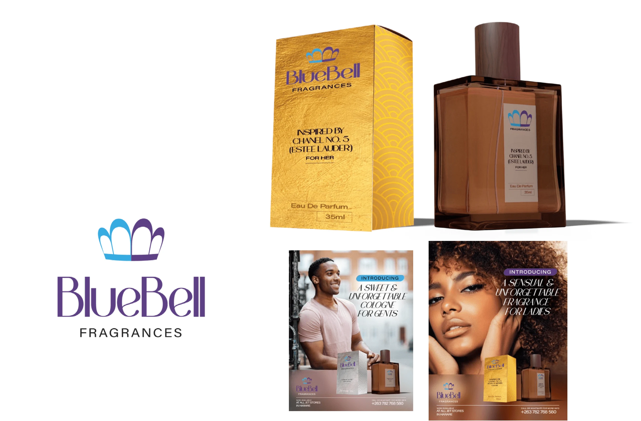 Brand Identity for fragrance company