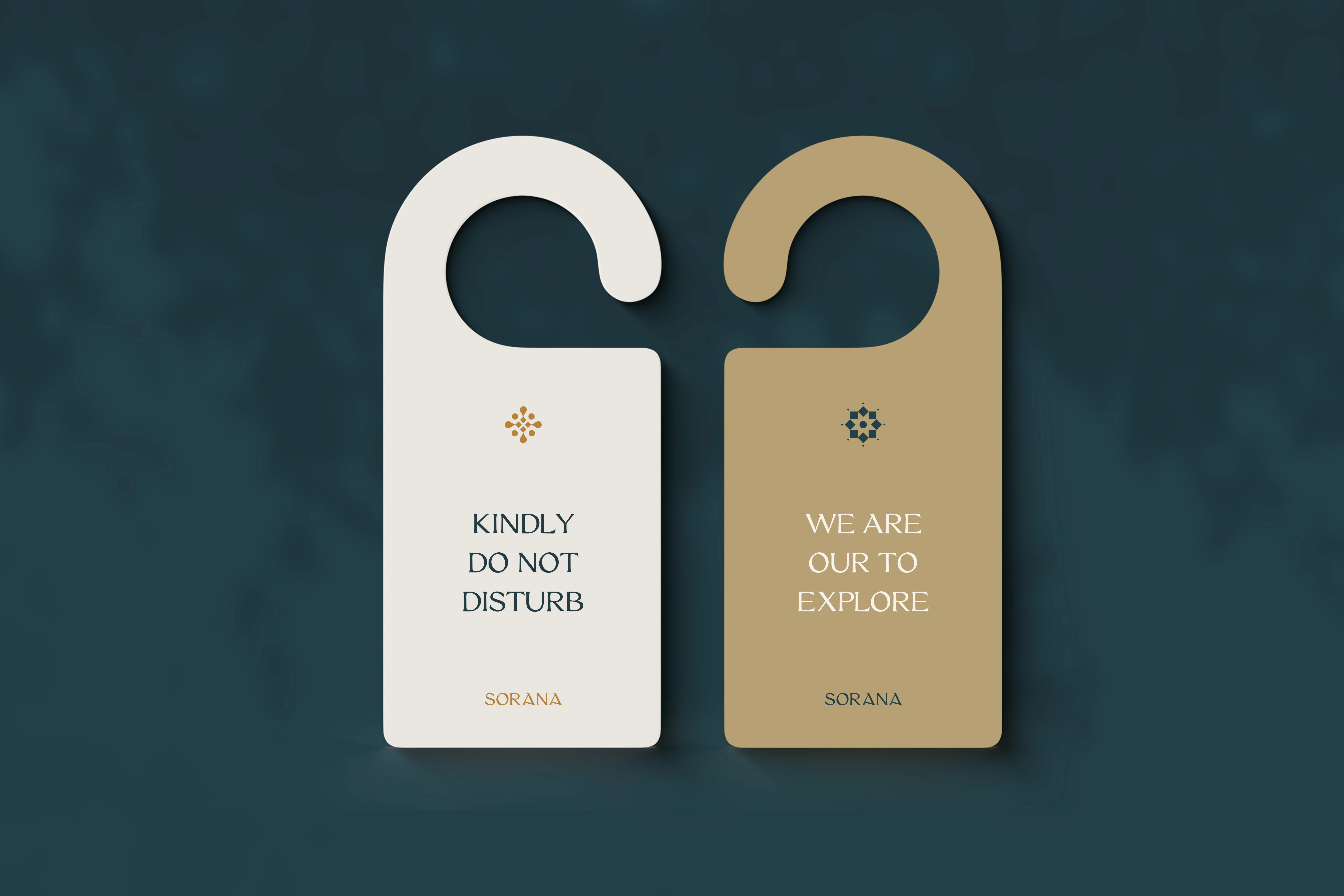 Door Handle Signage Design