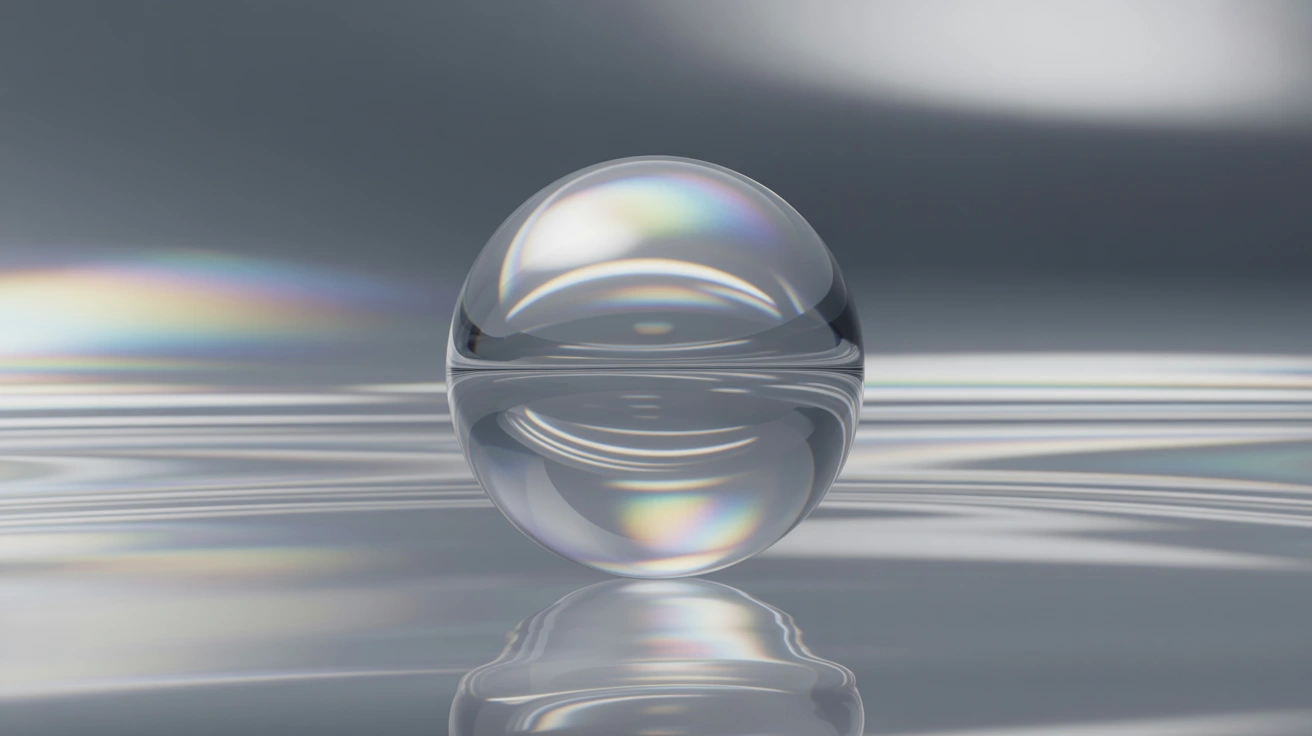 Sphere in Holographic Style | Made in Ideogram
