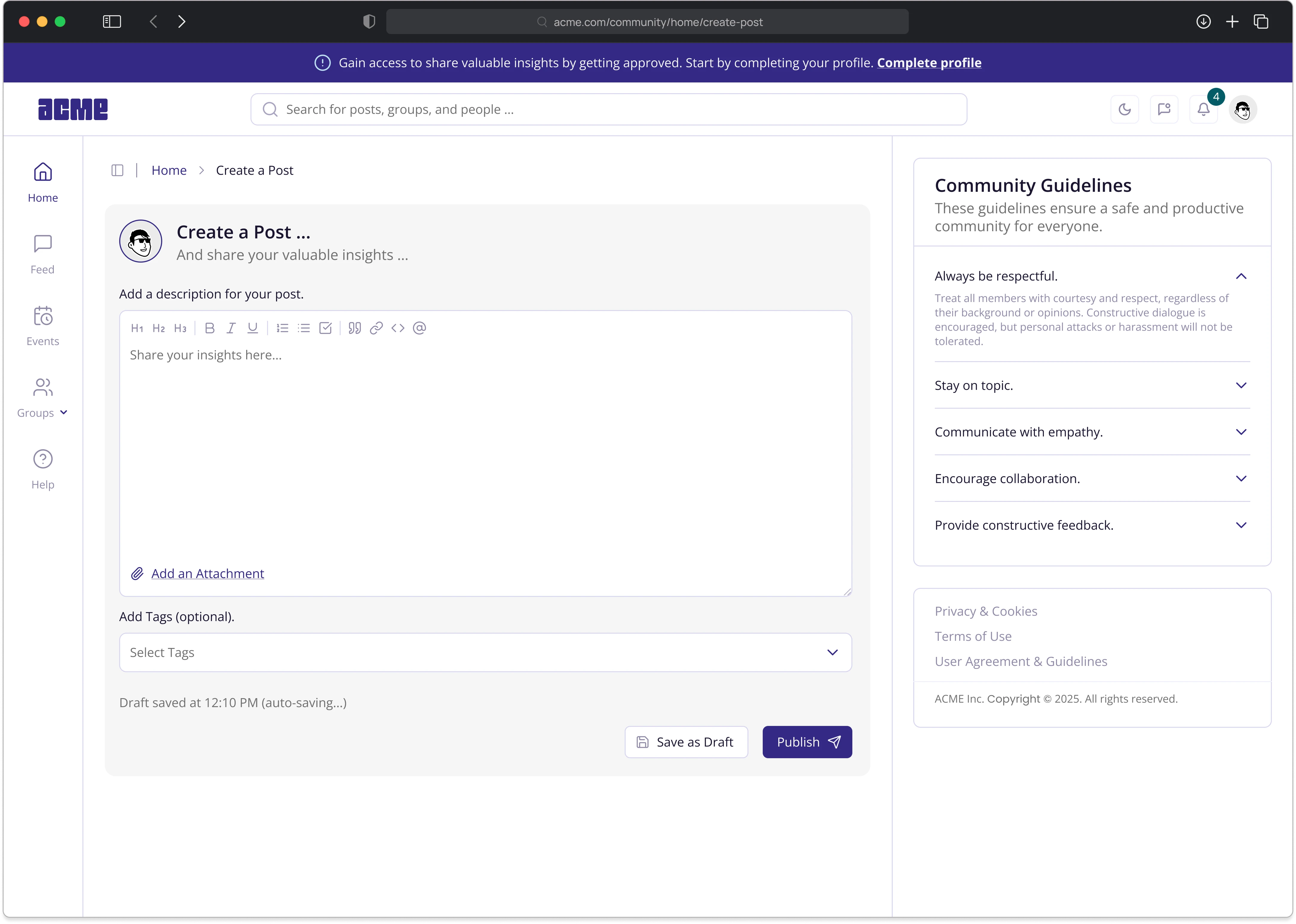Community - Create Post