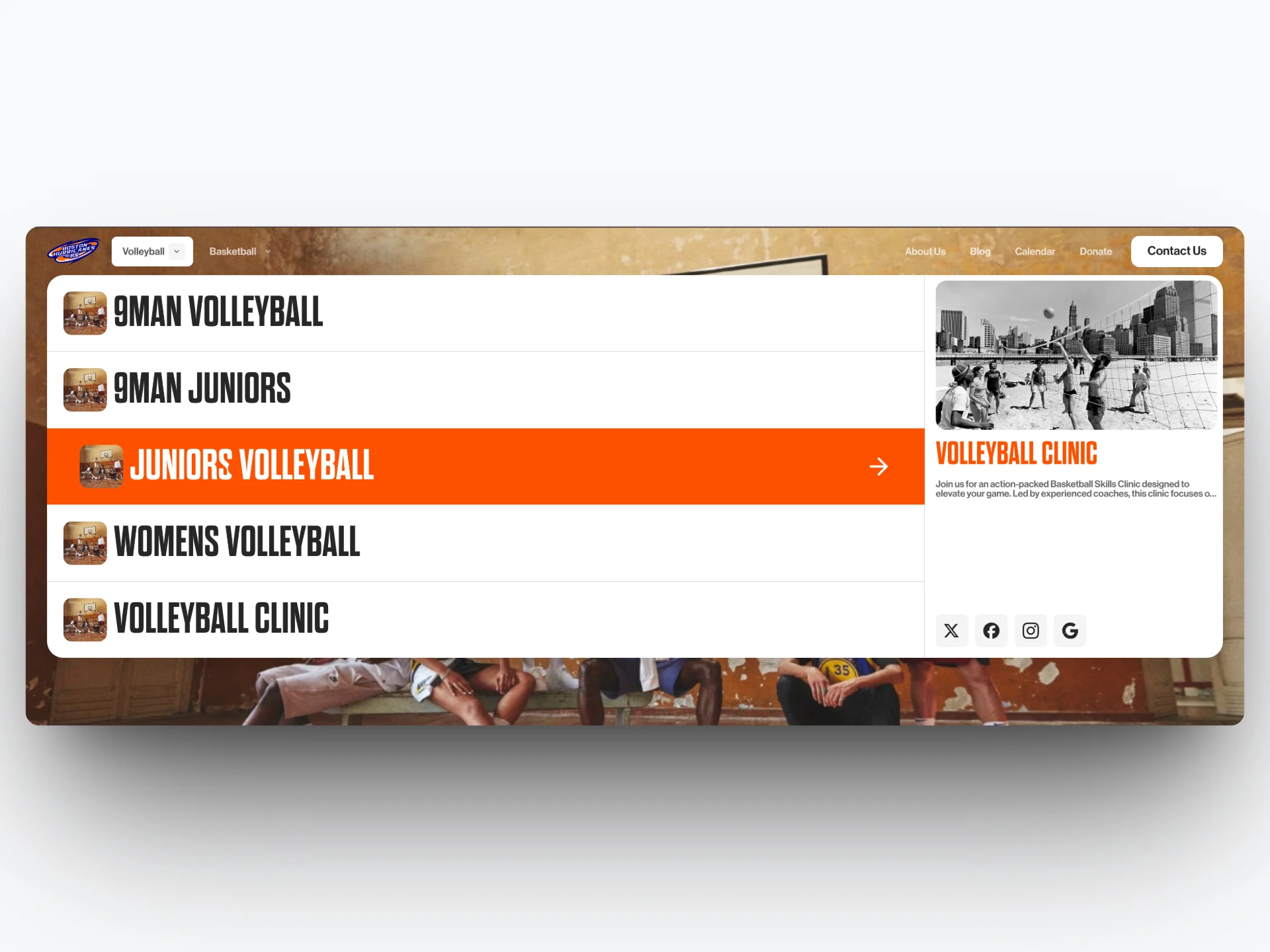 Playful dropdown menu with interactive color-changing hover effects.