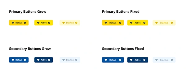 Buttons and states