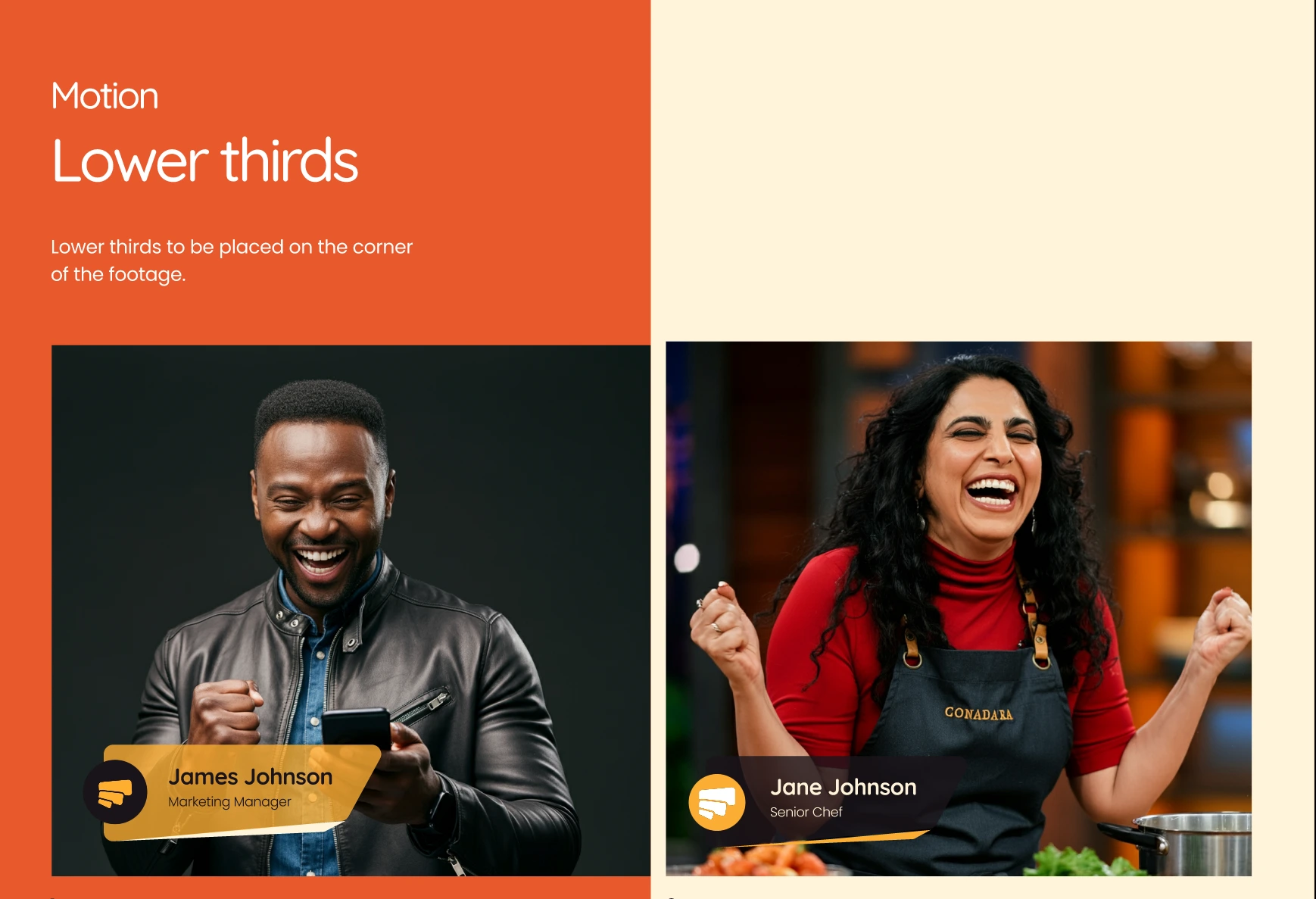 From Graphics to Motion, everything needed was created.