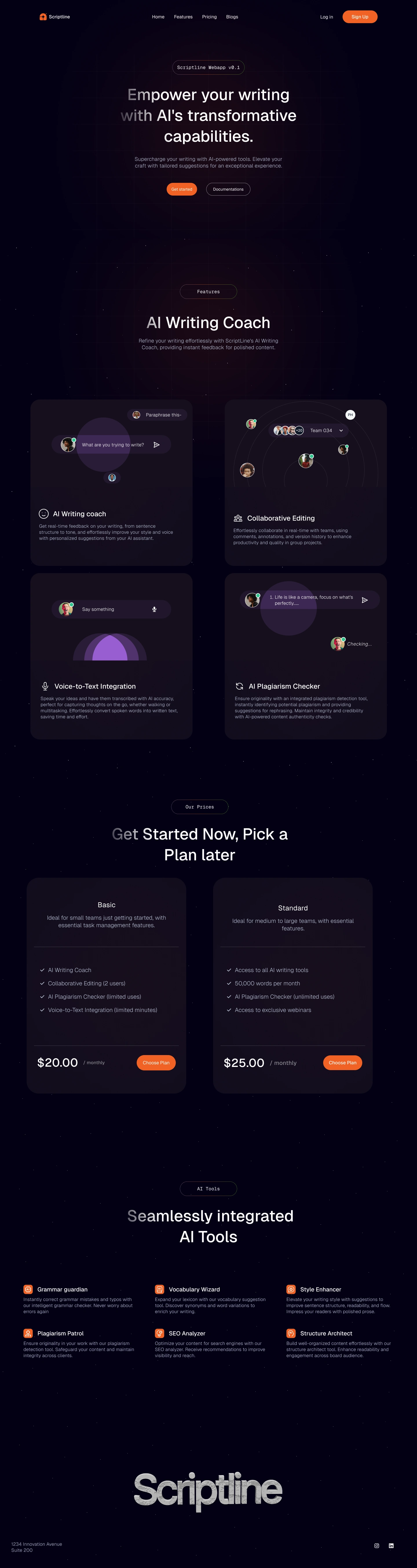 Full Landing Page