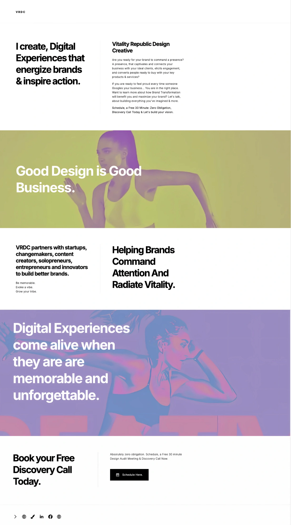 Depicted above, is a screenshot of a moving Parallax style Landing Page - Created with Carrd.co