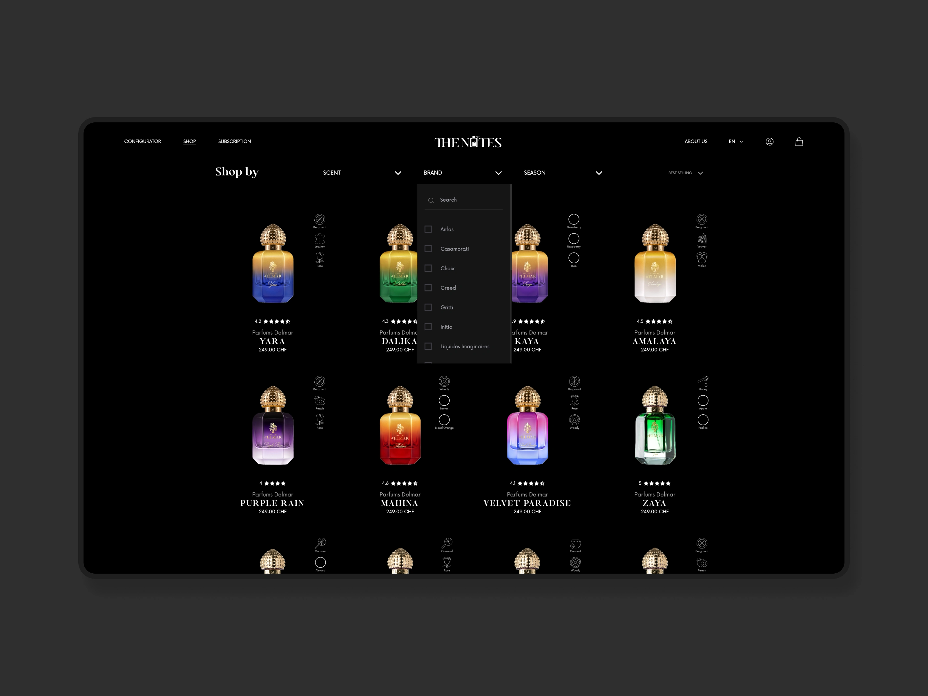 The Shopify site is headless, but all products sync dynamically through the Shopify API.