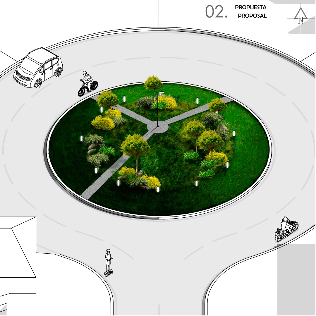 ROUNDABOUT #1. Conceptual view