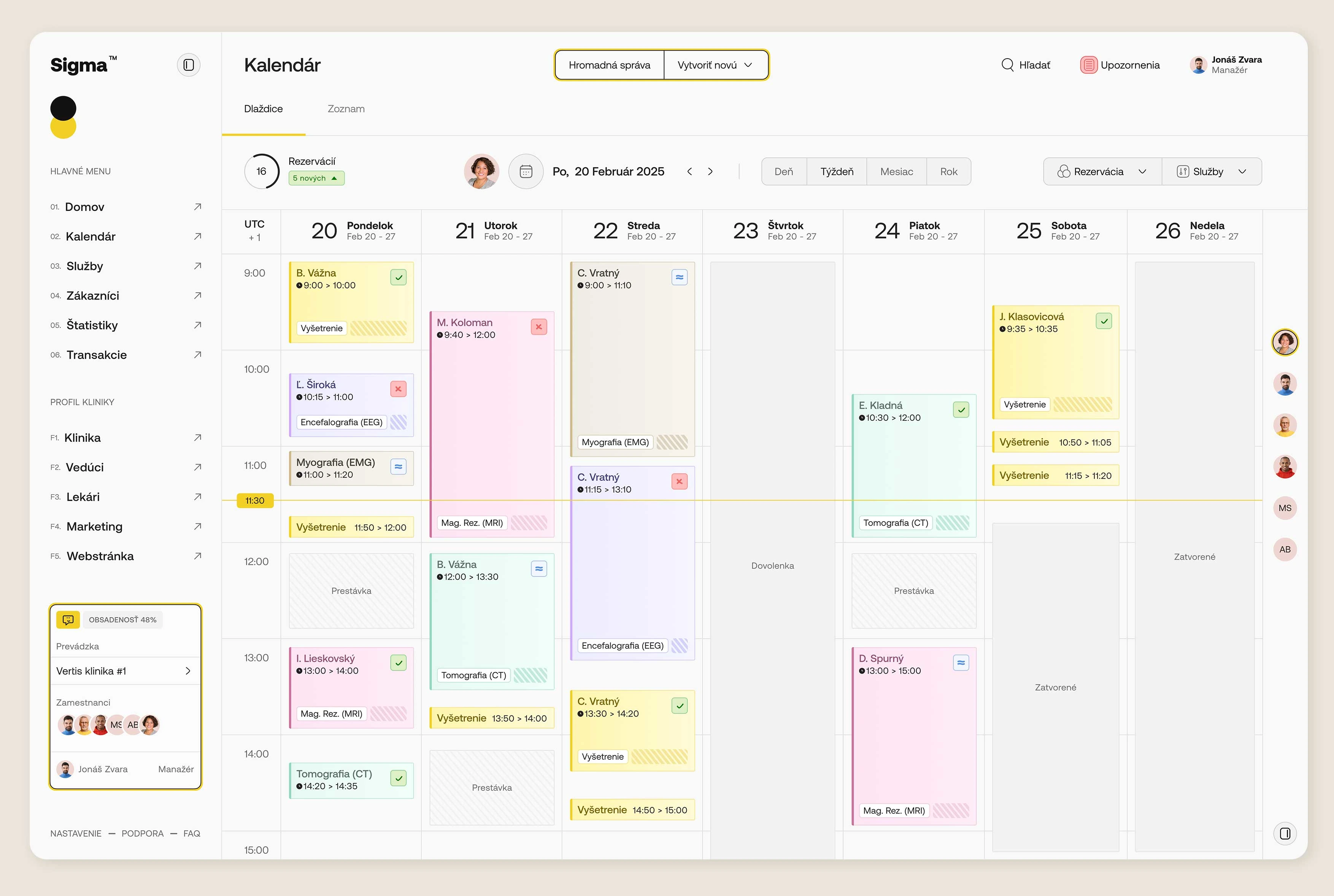 **Clinic Flow Calendar**
