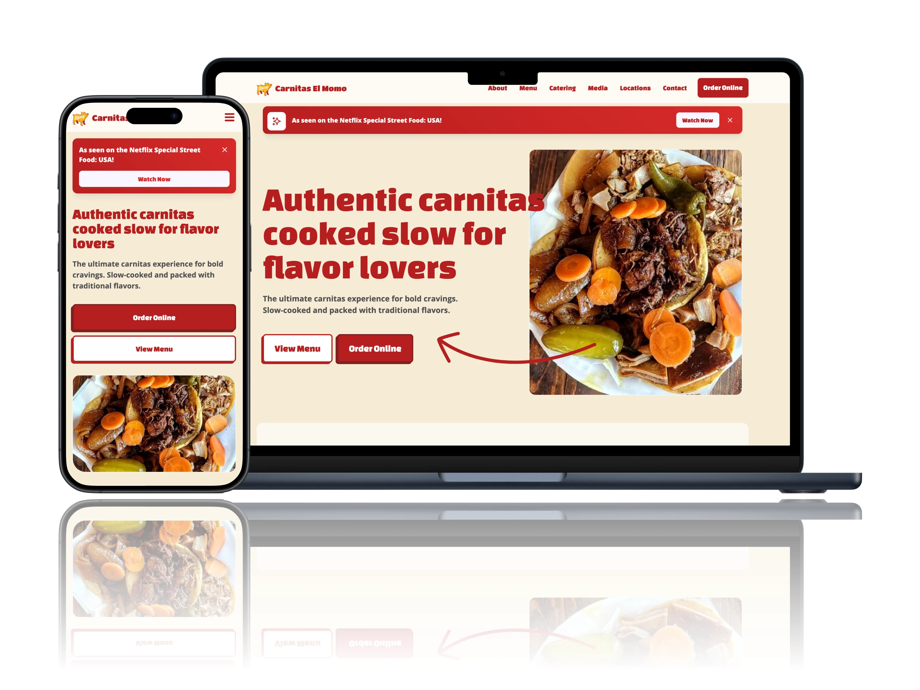 A simple, bright and performant website ready for marketing.