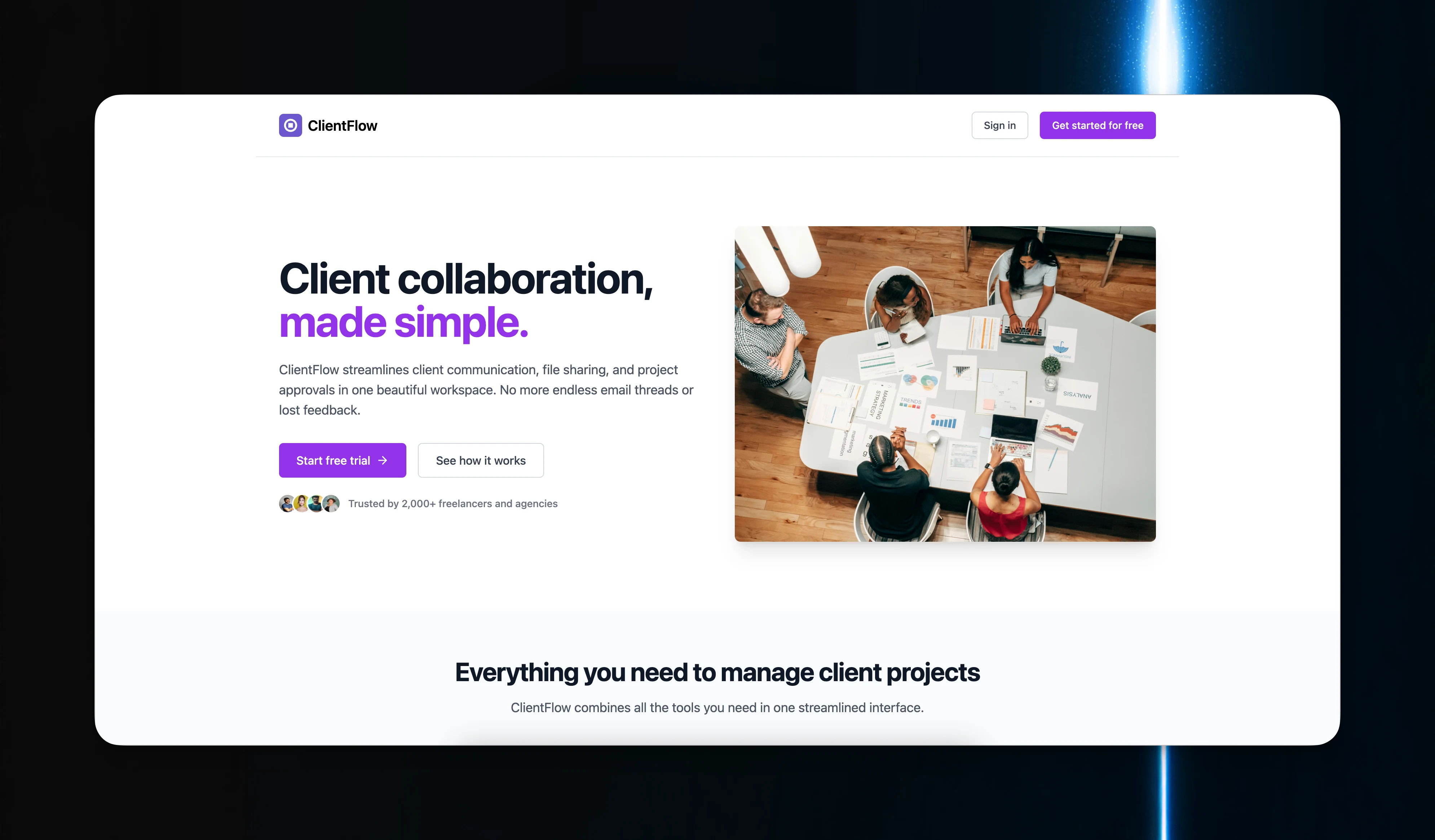 Landing Page