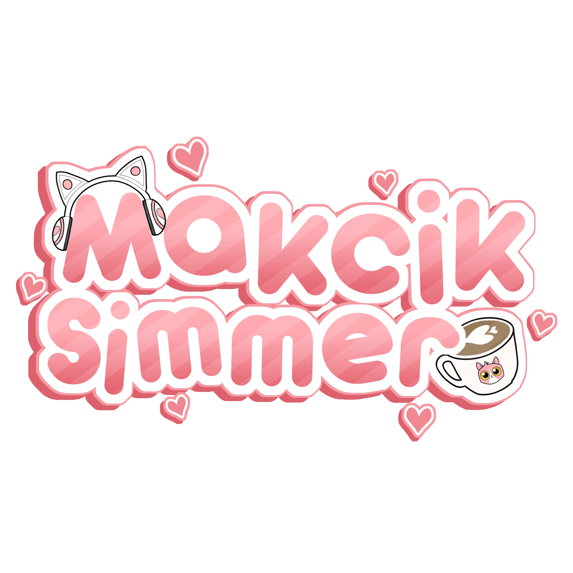 Logo design for streamer Makcik Simmer