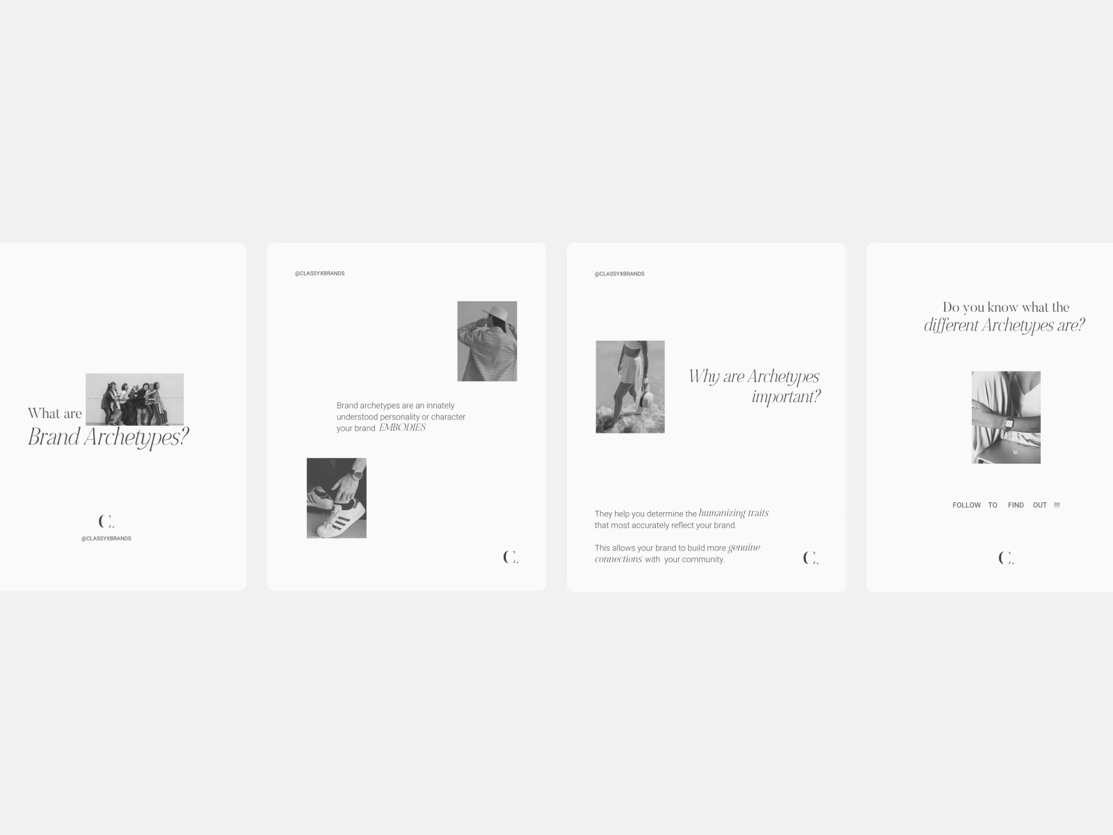 Instagram Carousels for Classyx PR Agency