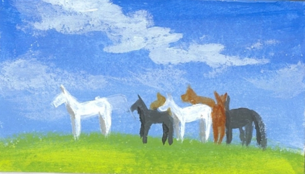 painting n.1 for card design (front side)