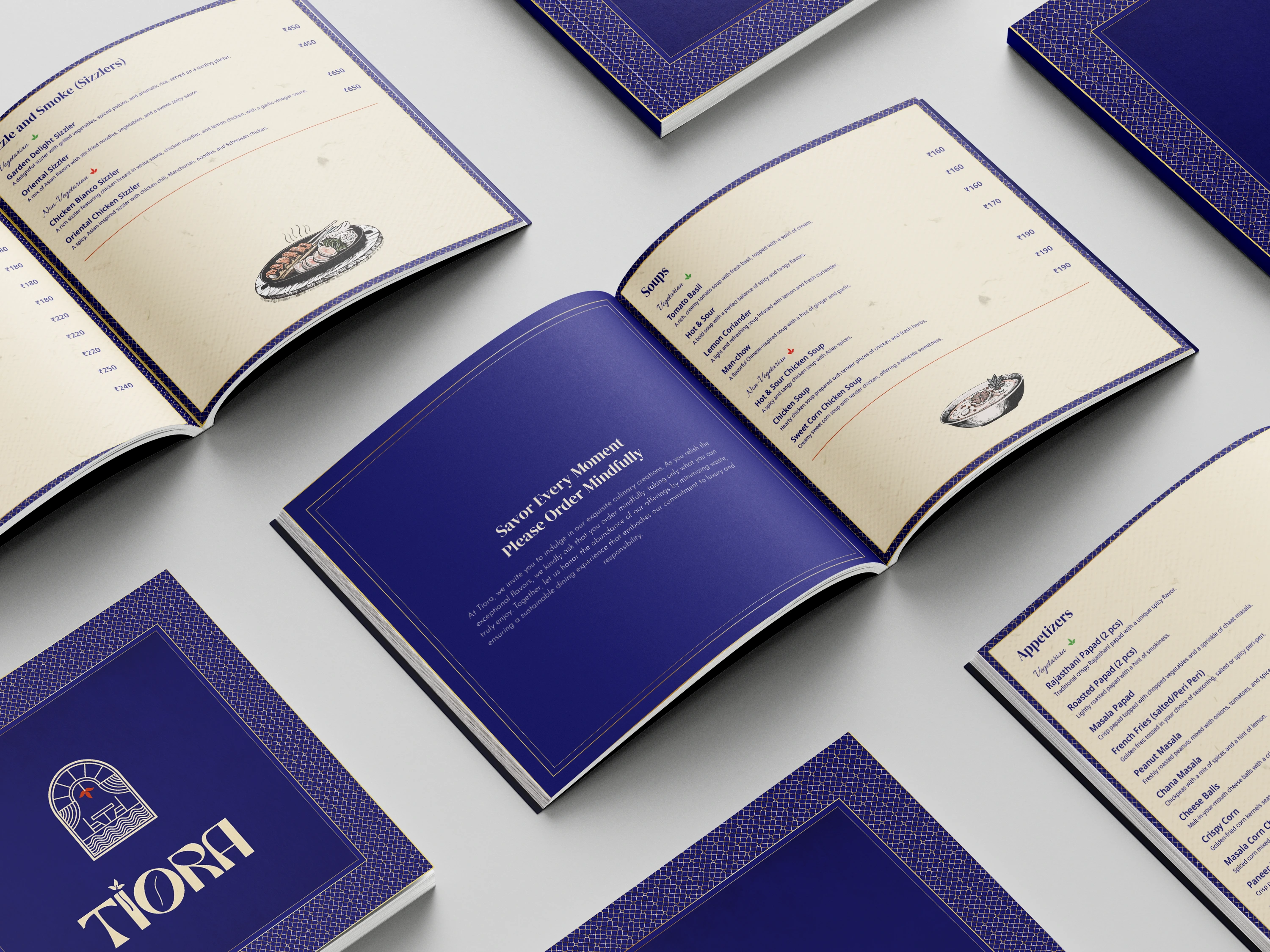 Restaurant Menu - More Refined and Elegant