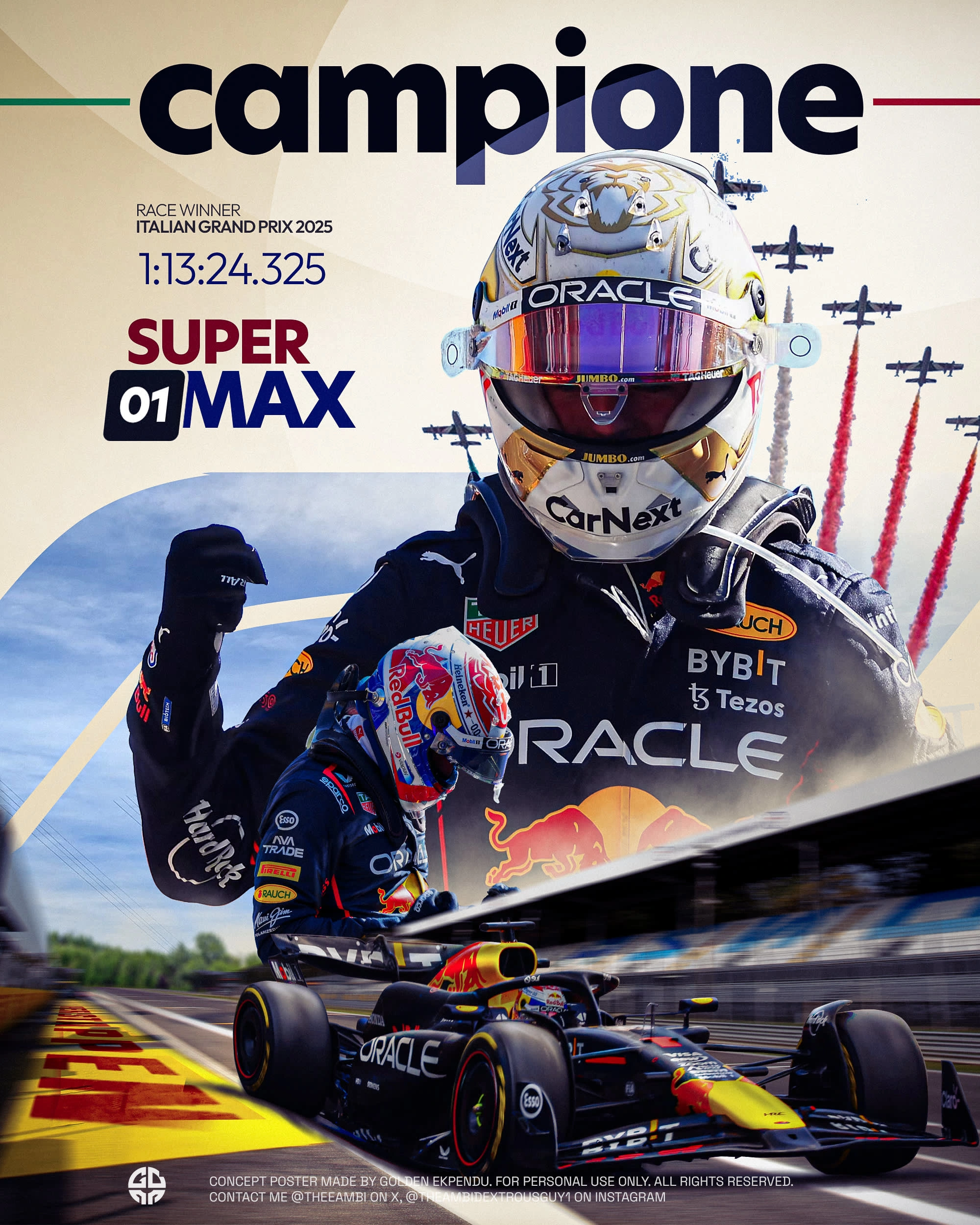 Max Verstappen wins the Italian Grand Prix 2025 at Monza