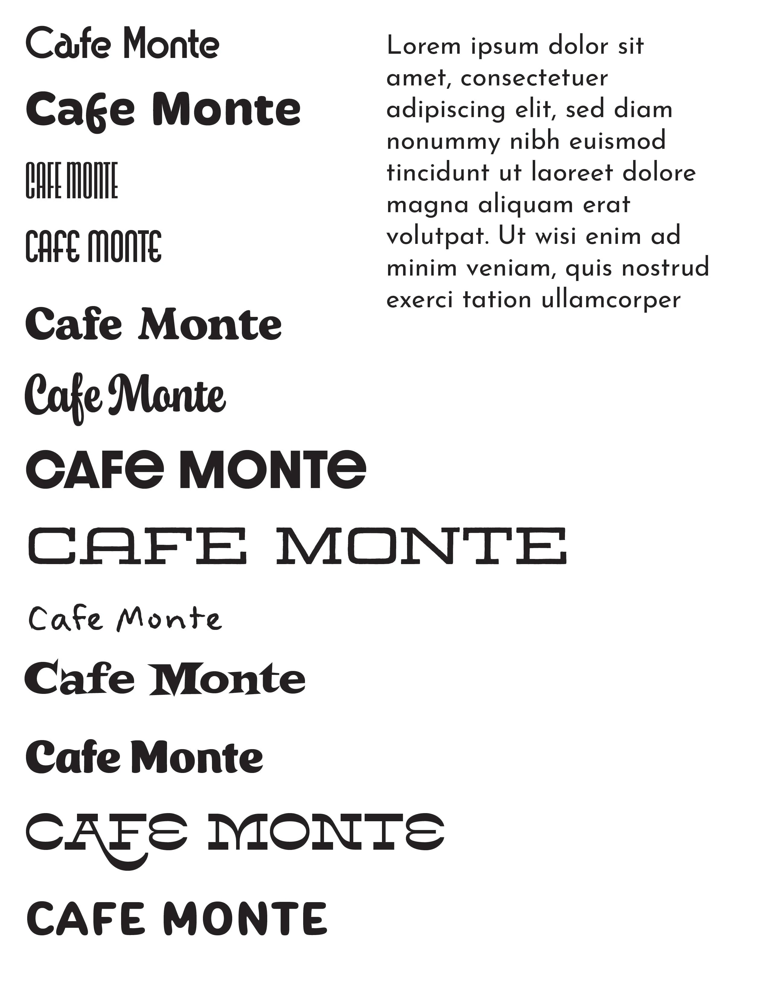 I wanted a mix of really fun typography in this magazine because I feel that so many publications lack variety in this area. The bulk of the text is an easy-to-read sans serif, but the article titles are a bit wilder. For consistency, some of the typefaces repeat on multiple pages. 