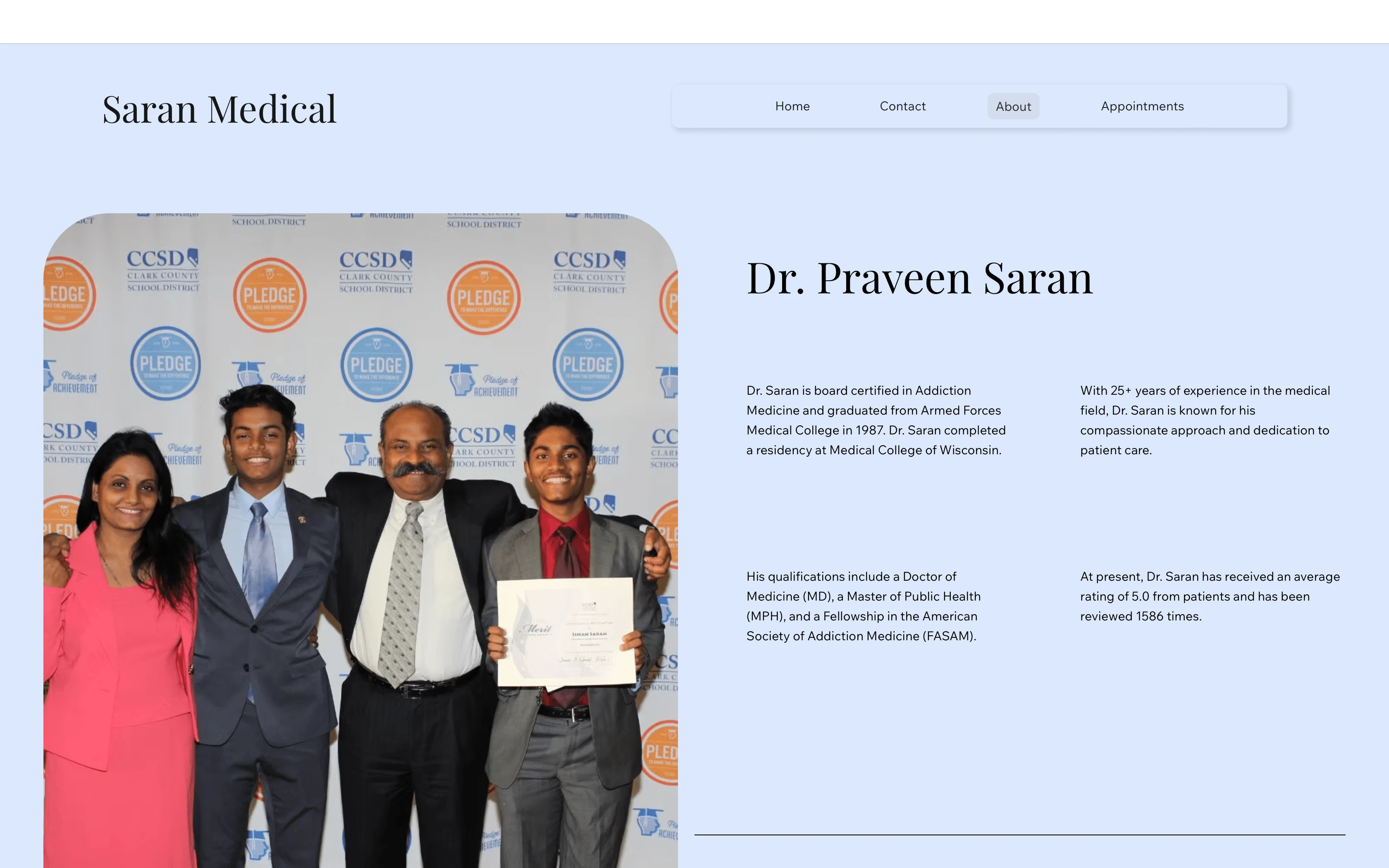 About Us Page