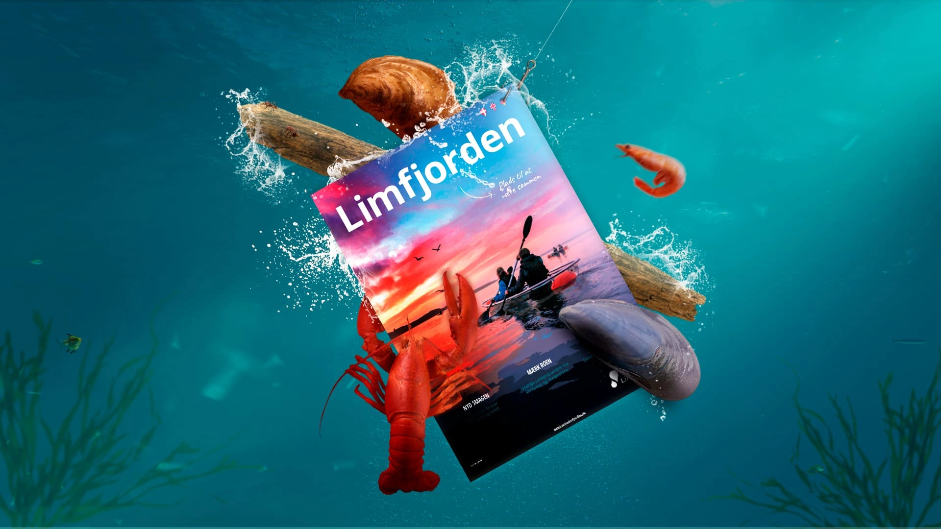 Mockup of Destination Limfjordens Magazine cover.