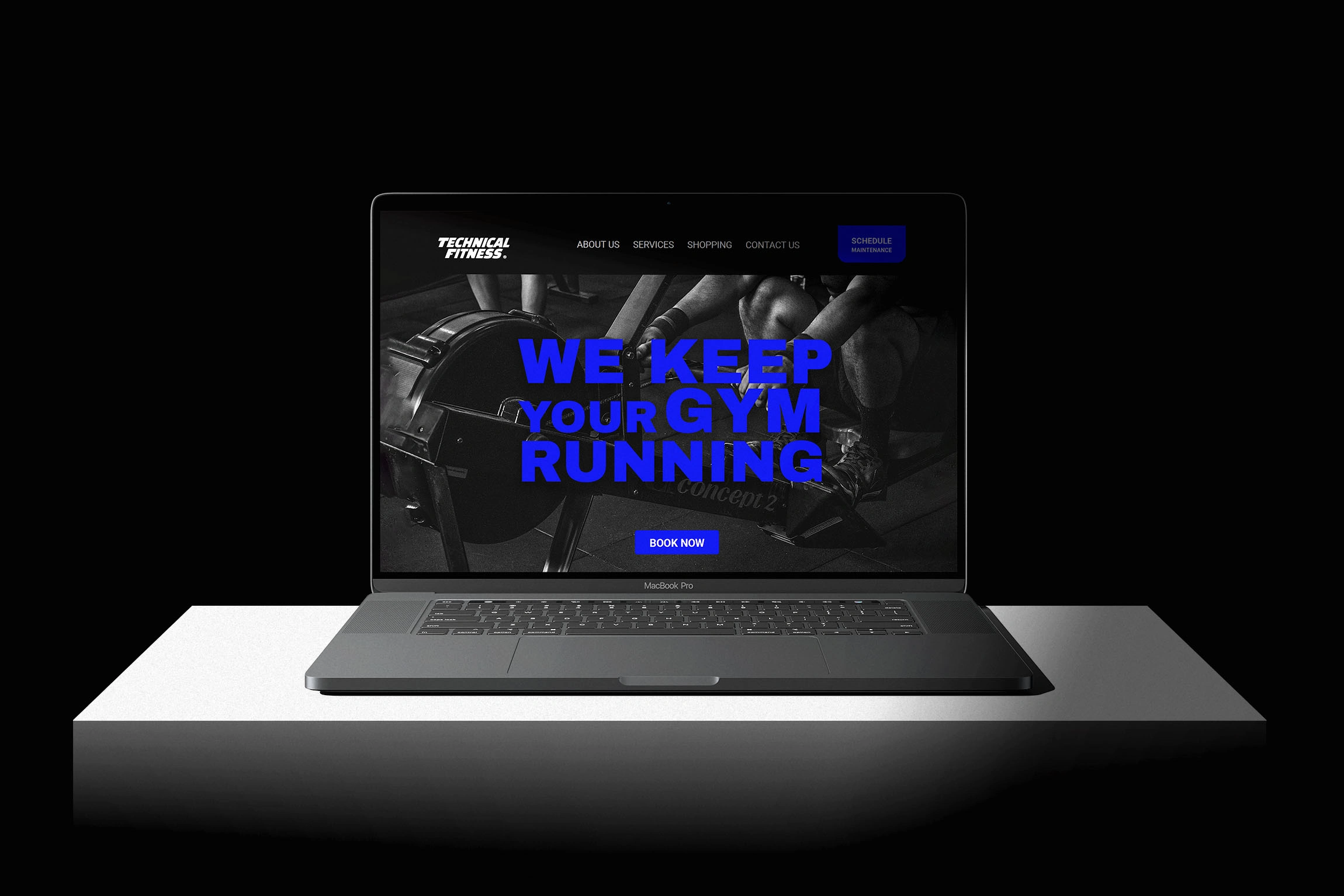 Brand Applications
The new design was implemented across multiple channels to ensure visual consistency:
Institutional materials (business cards, presentations, and uniforms).
Website and social media, aligned with the new aesthetic.
Visual communication in gyms and industry events
