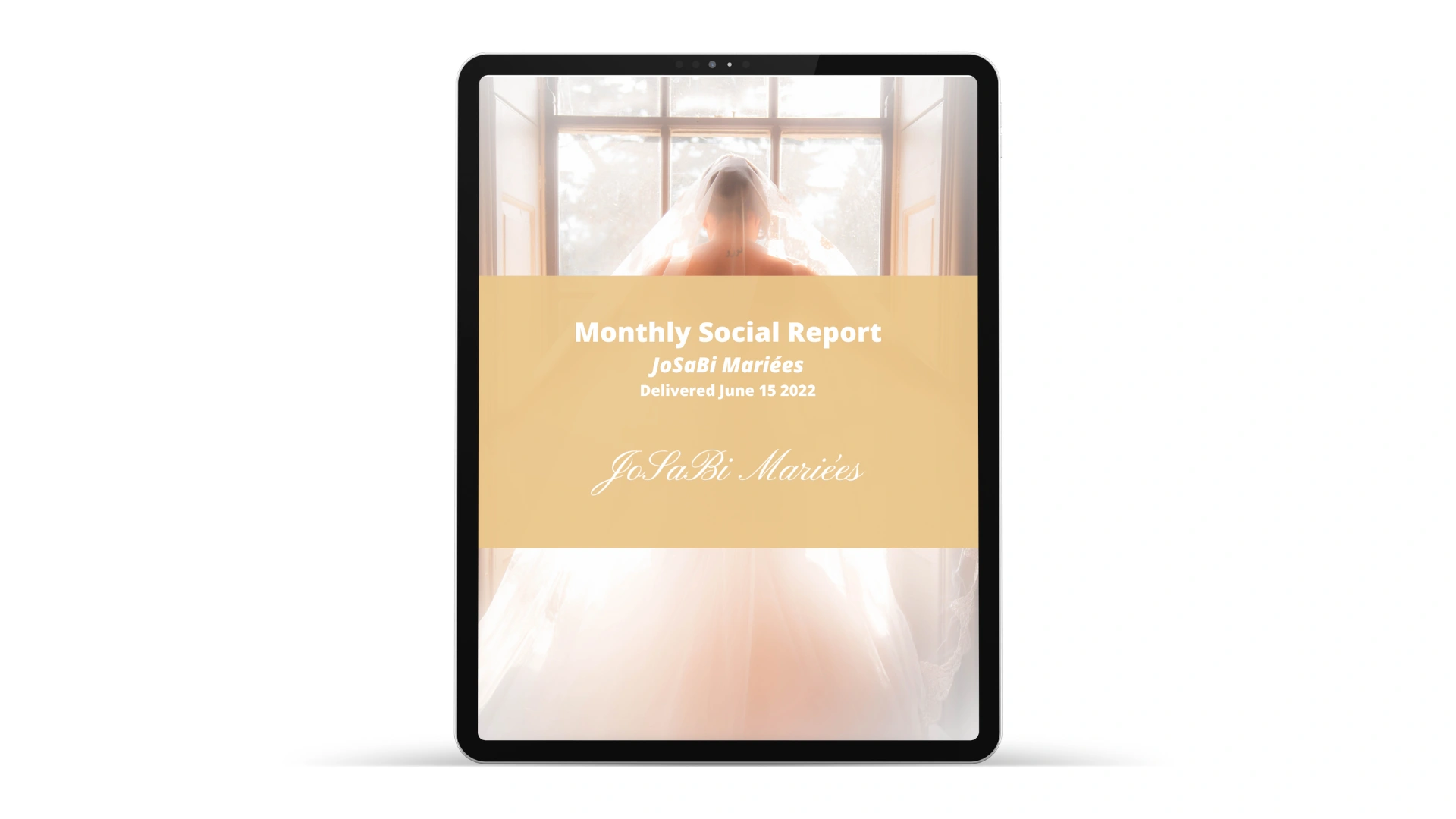 The cover of our monthly reports