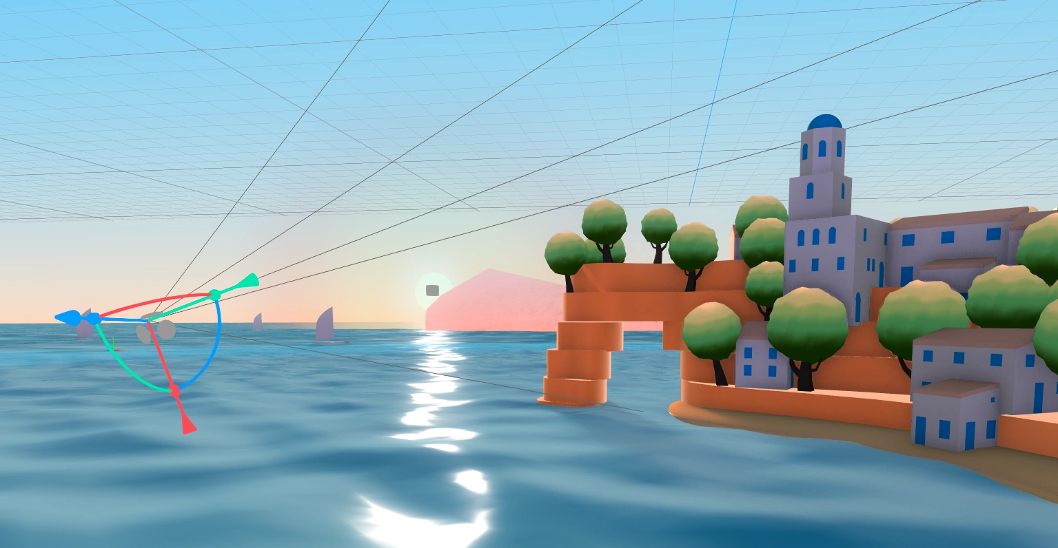 Tower without extra light. Looks dull.