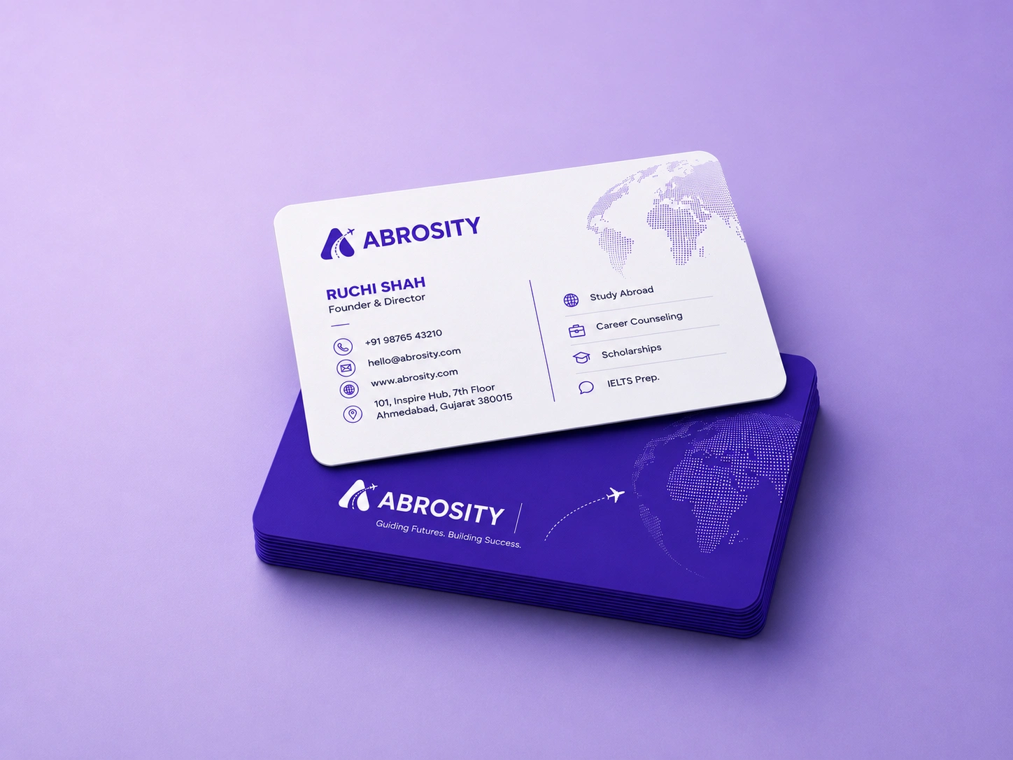 Visiting Card for Offline Counselling