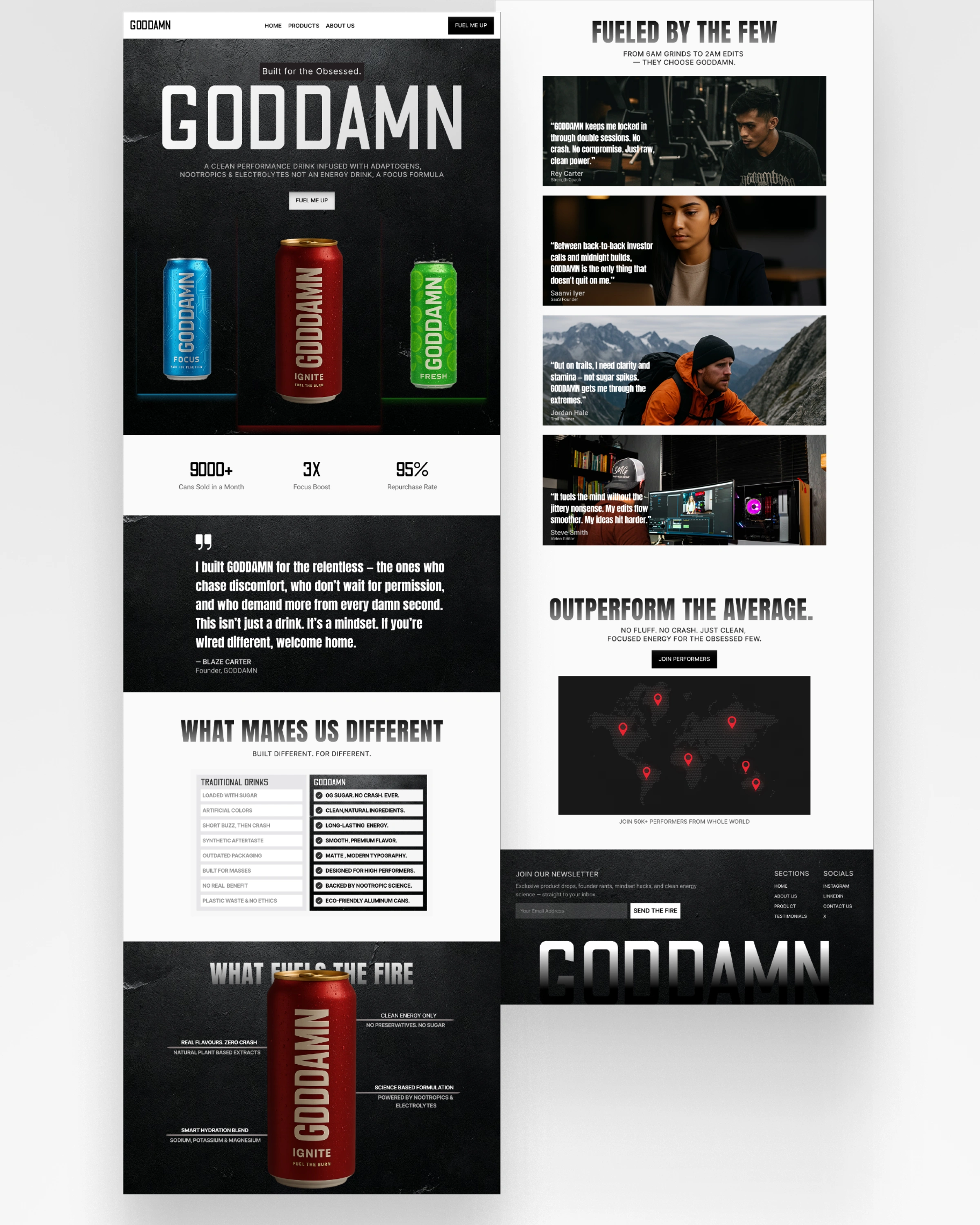 Multi page web design
