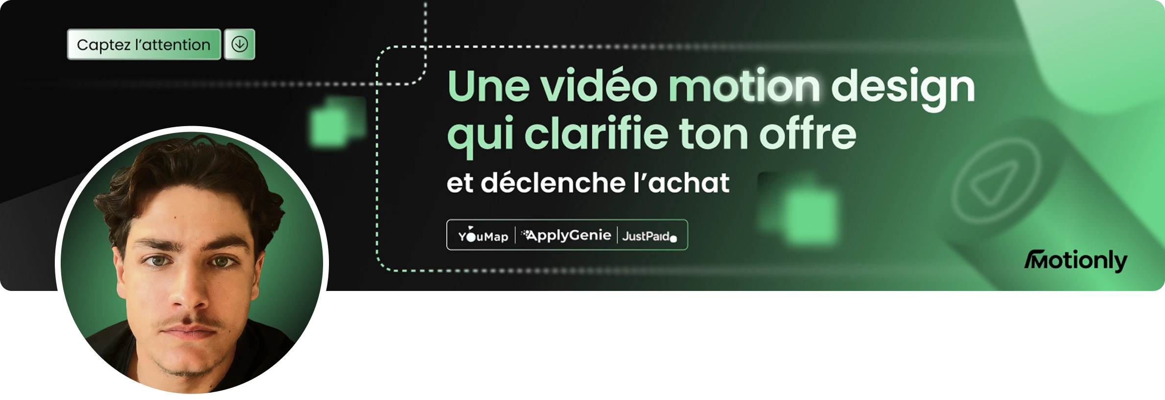 The banner and Profile picture