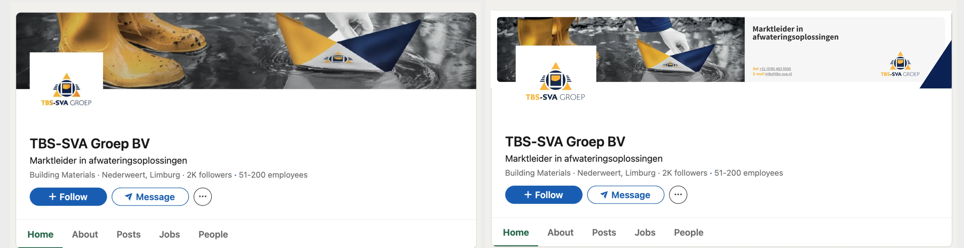 LinkedIn company banner