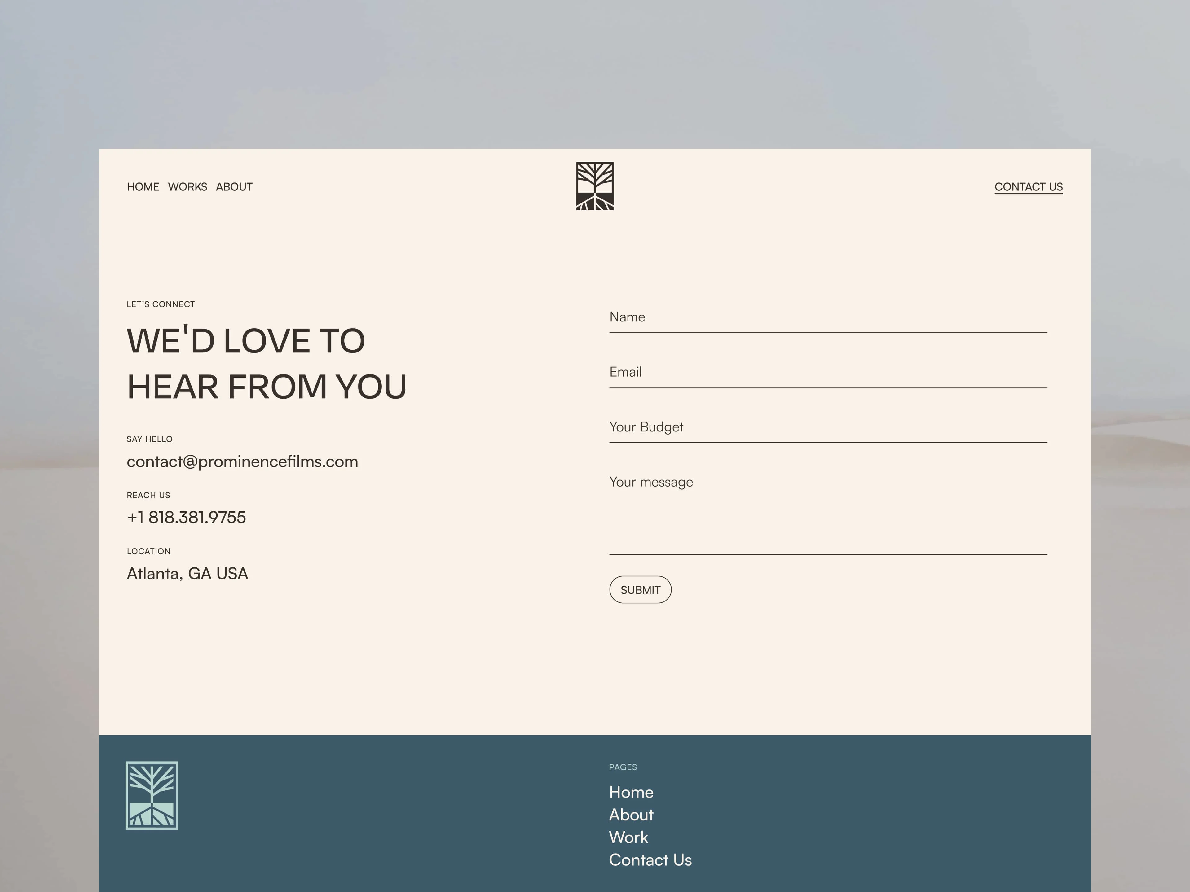 Contact Page