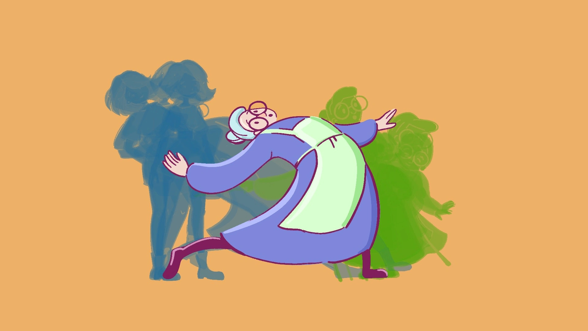 Grace and wisdom slowly take shape.