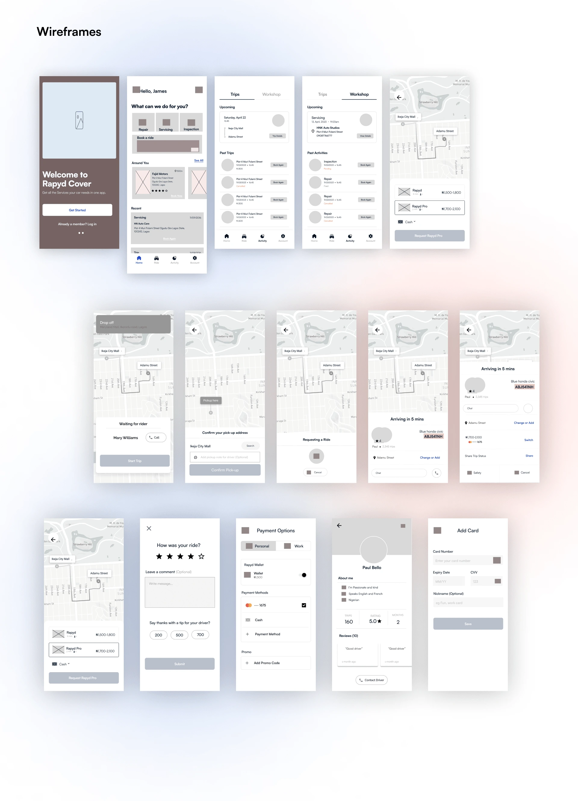 Wireframes
