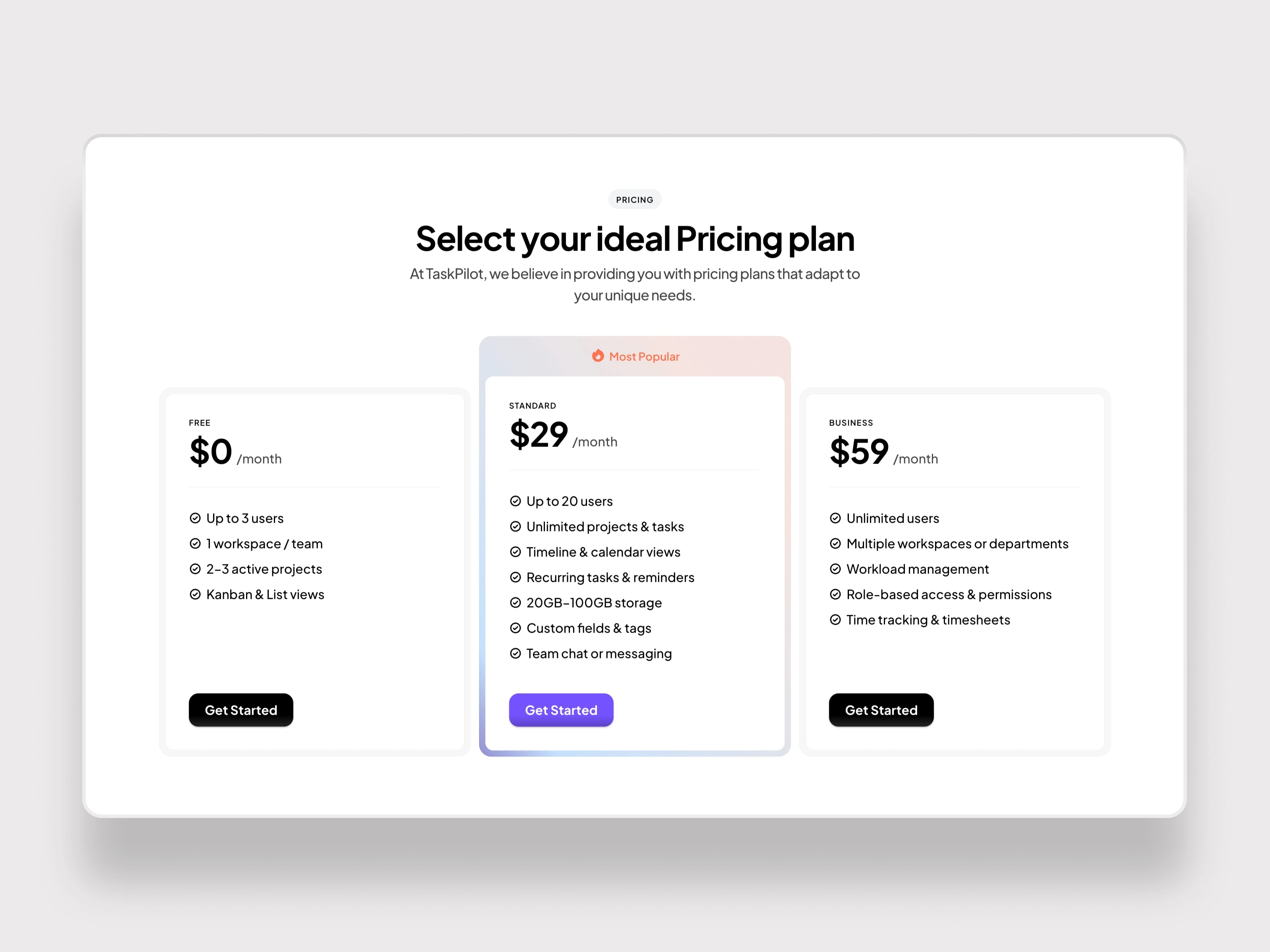 Pricing