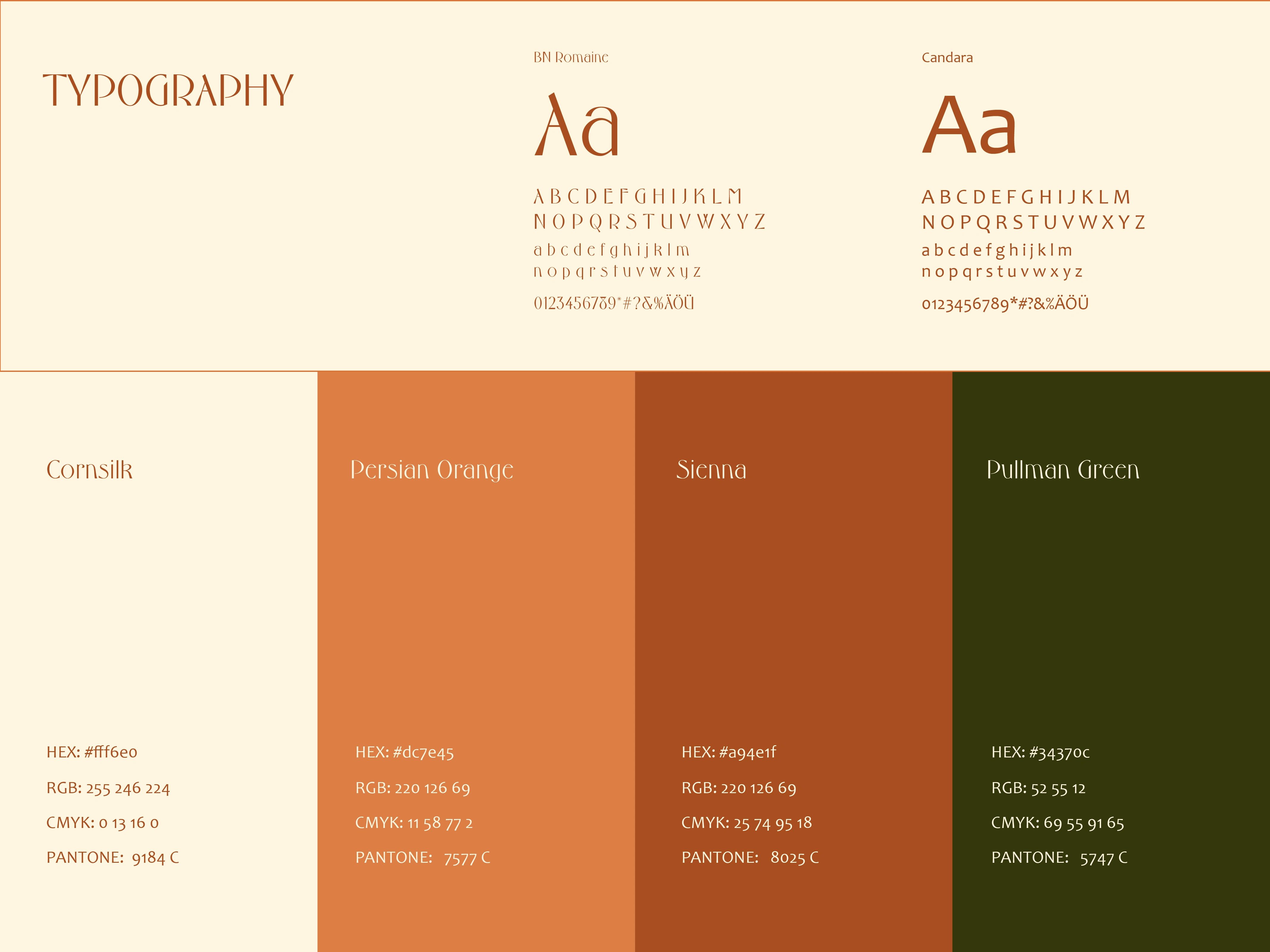 Brand Colors & Typography