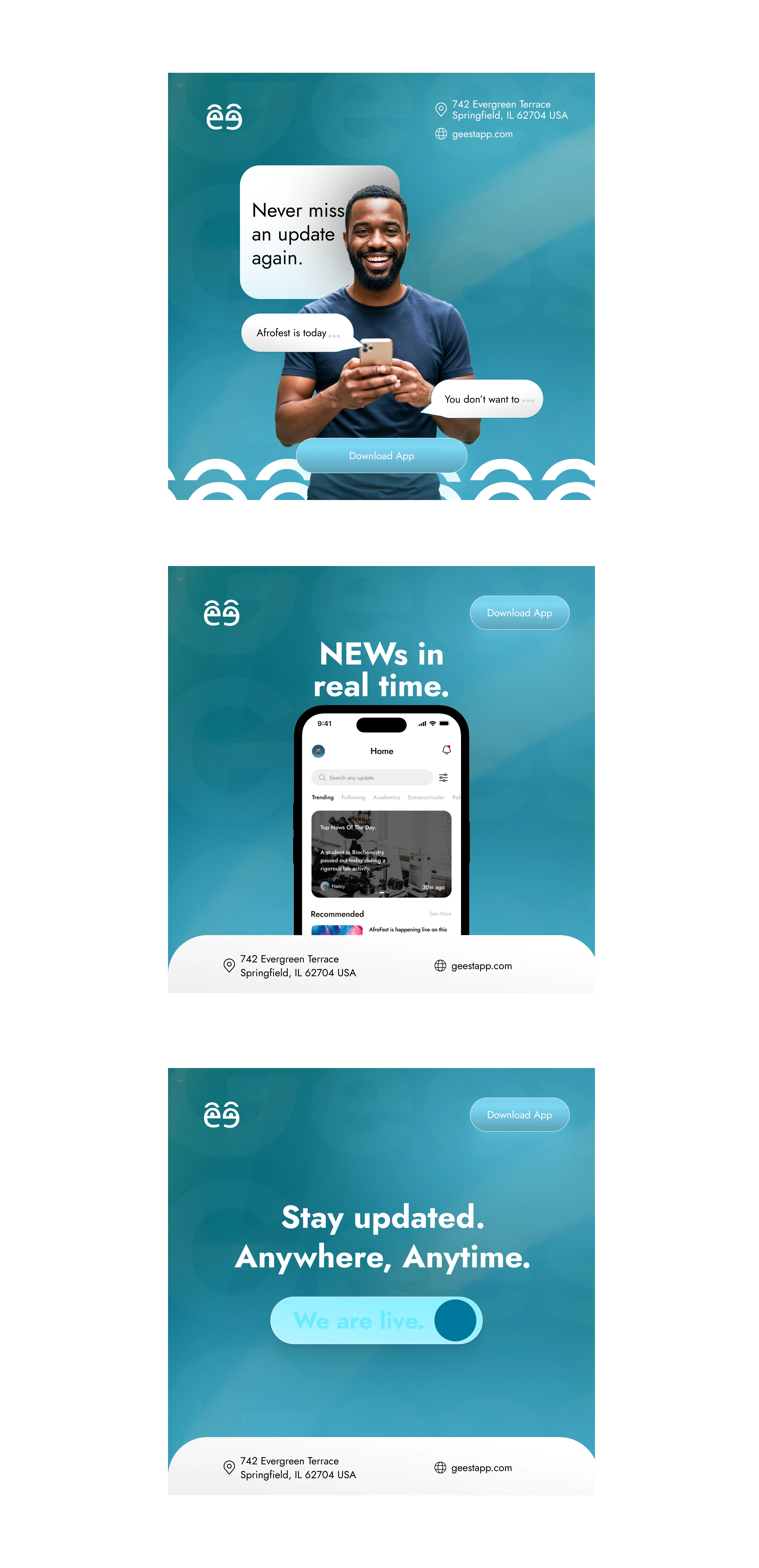 Geest Social Media Designs.