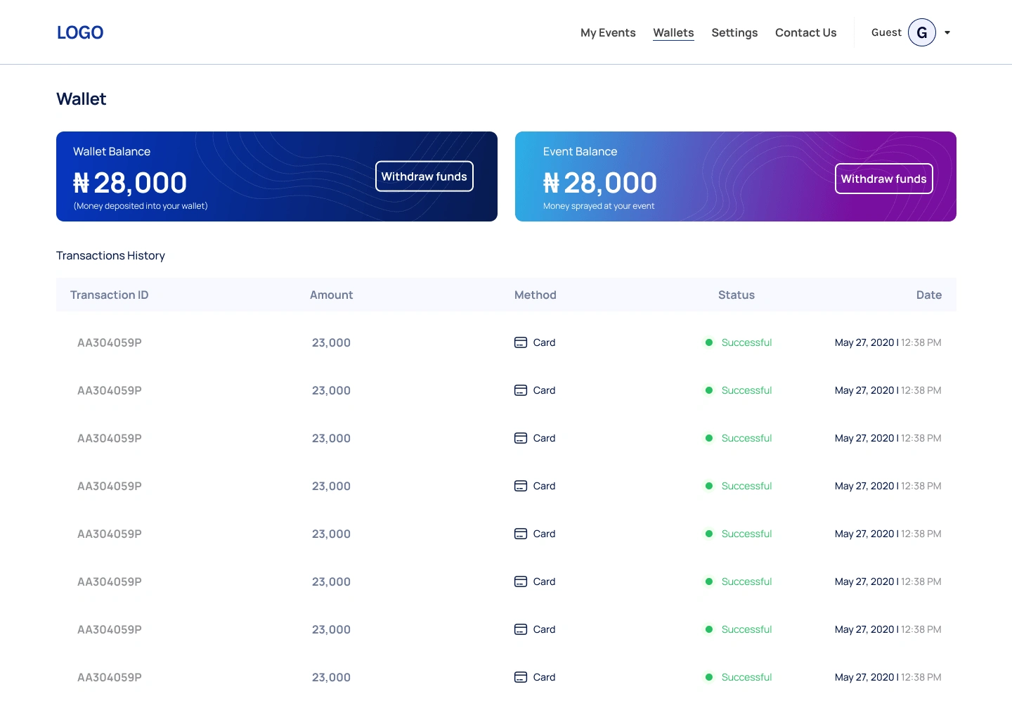 Business Wallet