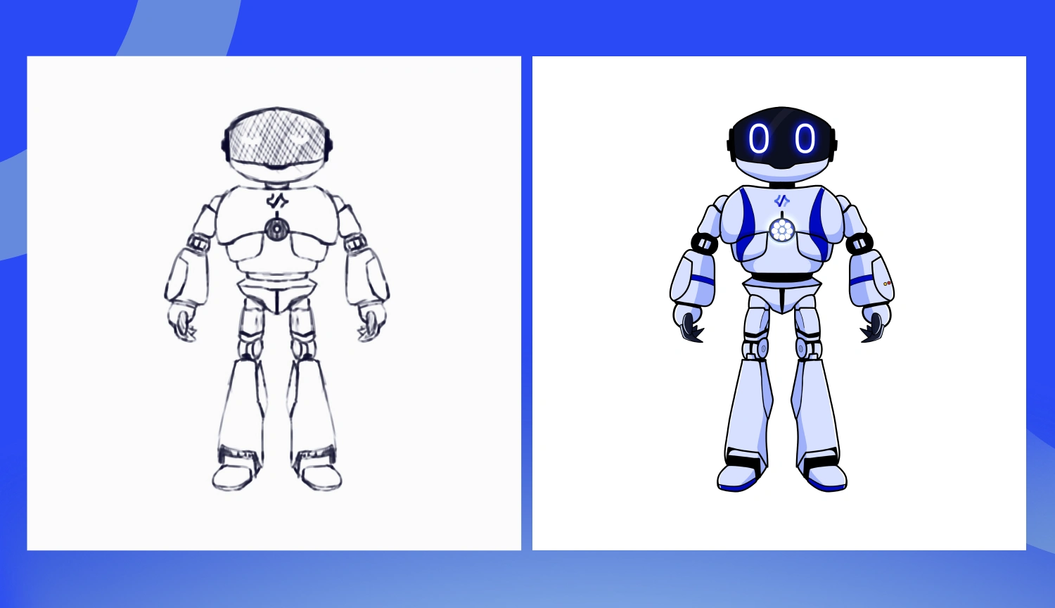 From Ideation -> Final Illustration