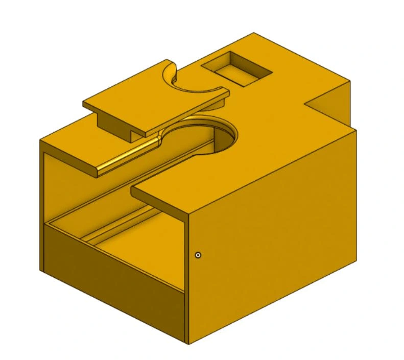 Snap fit 3D-Printed Enclosure for Arduino Nano, Motor Drivers, and Bluetooth Module