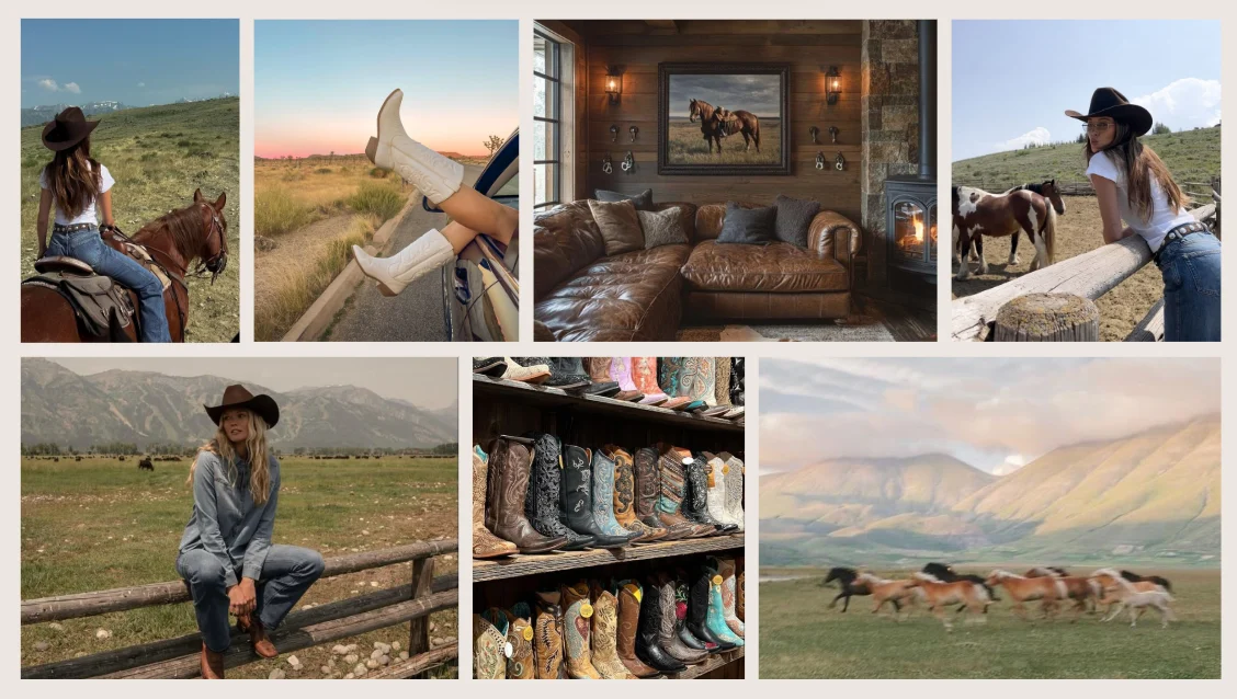 Visual Guidelines for Lucchese Campagin at Level Shoes