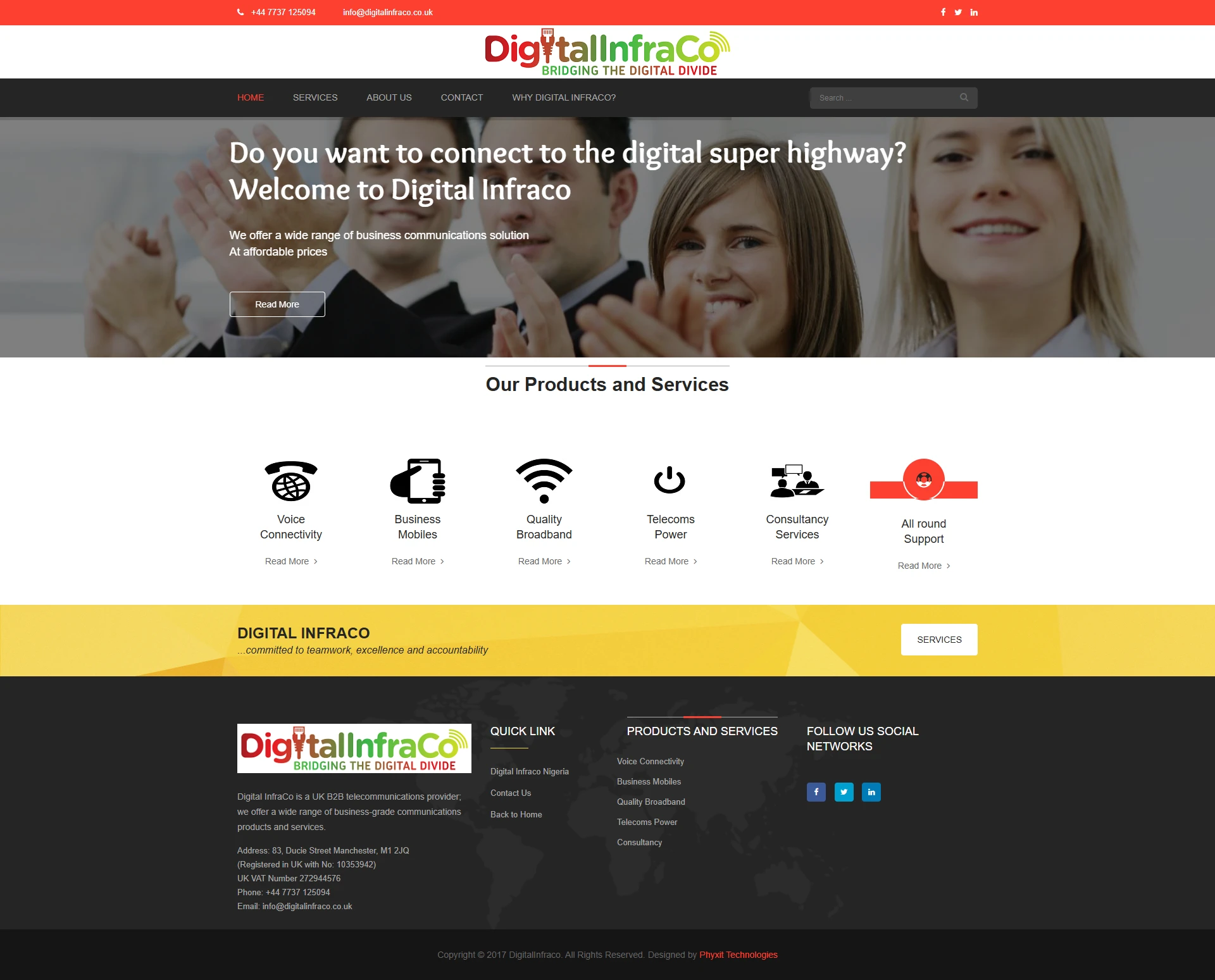 Previous Website - Before Image